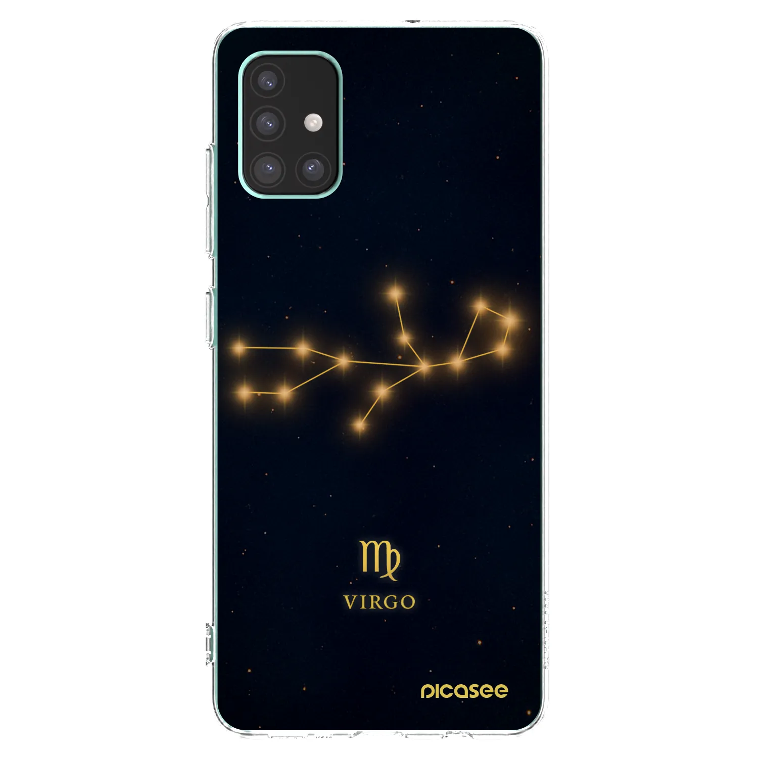 Picasee διαφανής θήκη σιλικόνης Samsung Galaxy M51 M515F - VIRGO