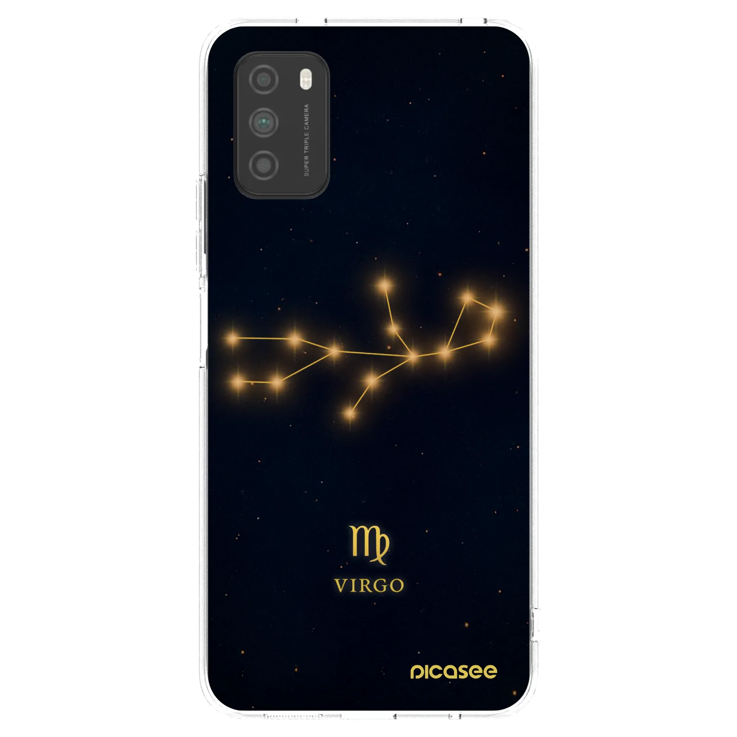 Picasee διαφανής θήκη σιλικόνης Xiaomi Poco M3 - VIRGO