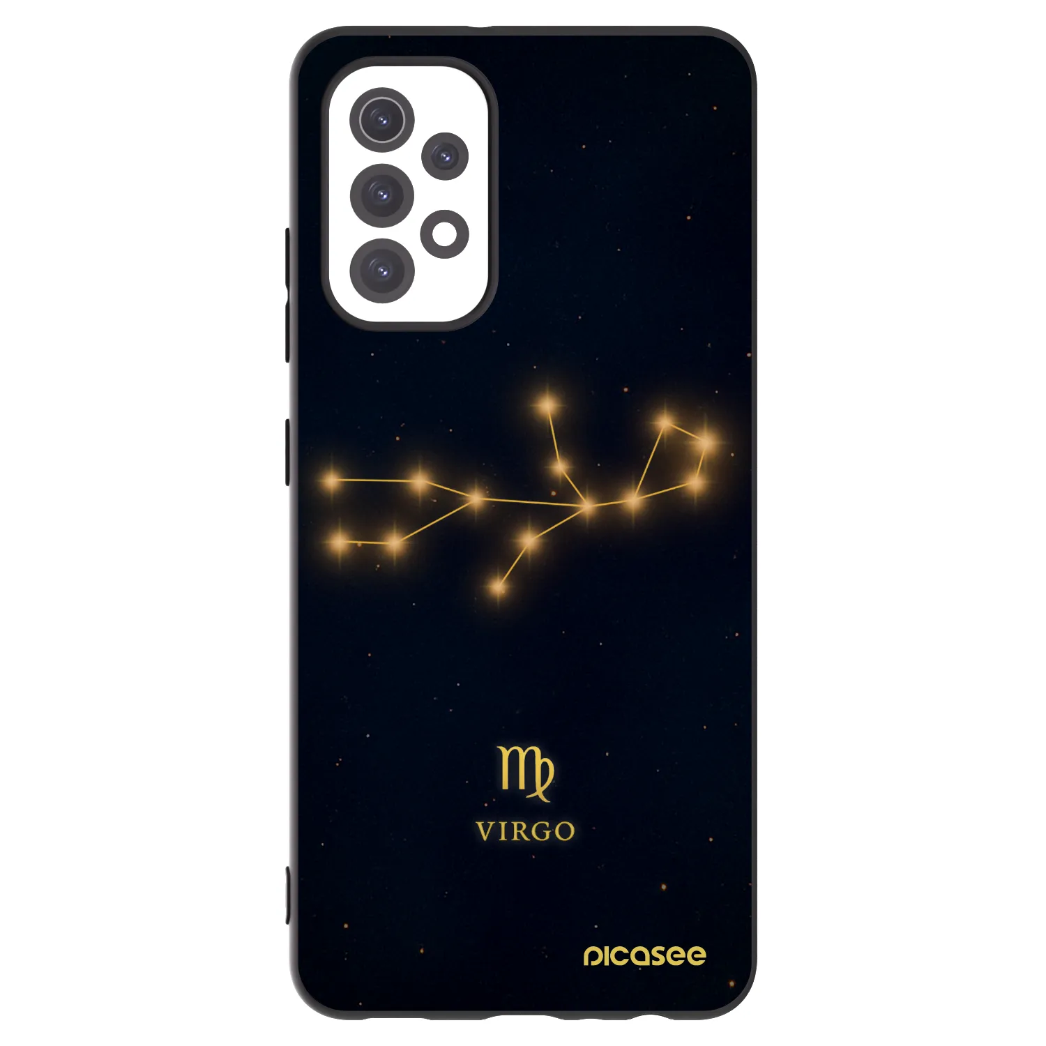 Picasee Μαύρη θήκη σιλικόνης για Samsung Galaxy A32 5G A326B - VIRGO
