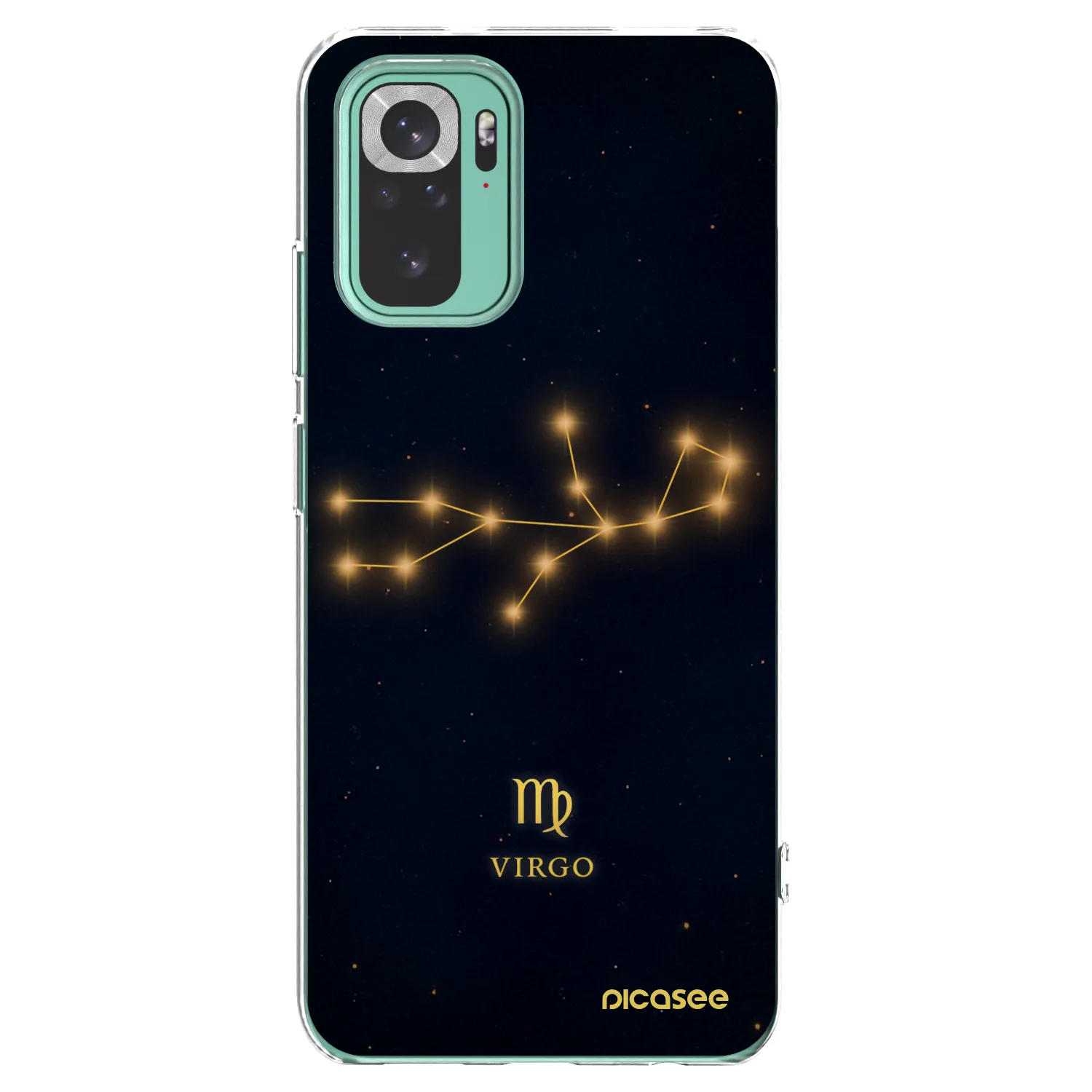 Picasee διαφανής θήκη σιλικόνης Xiaomi Redmi Note 10 Pro - VIRGO