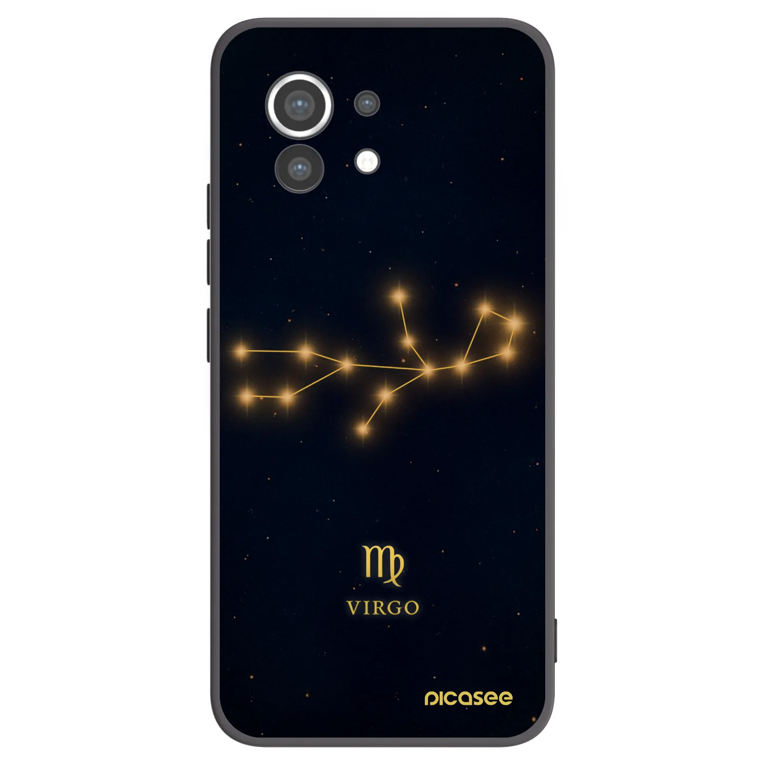 Picasee Μαύρη θήκη σιλικόνης για Xiaomi Mi 11 - VIRGO