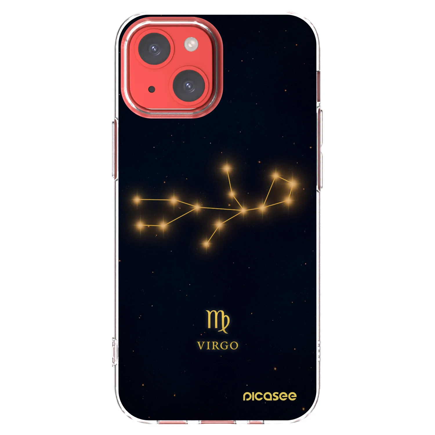 Picasee διαφανής θήκη σιλικόνης Apple iPhone 13 mini - VIRGO