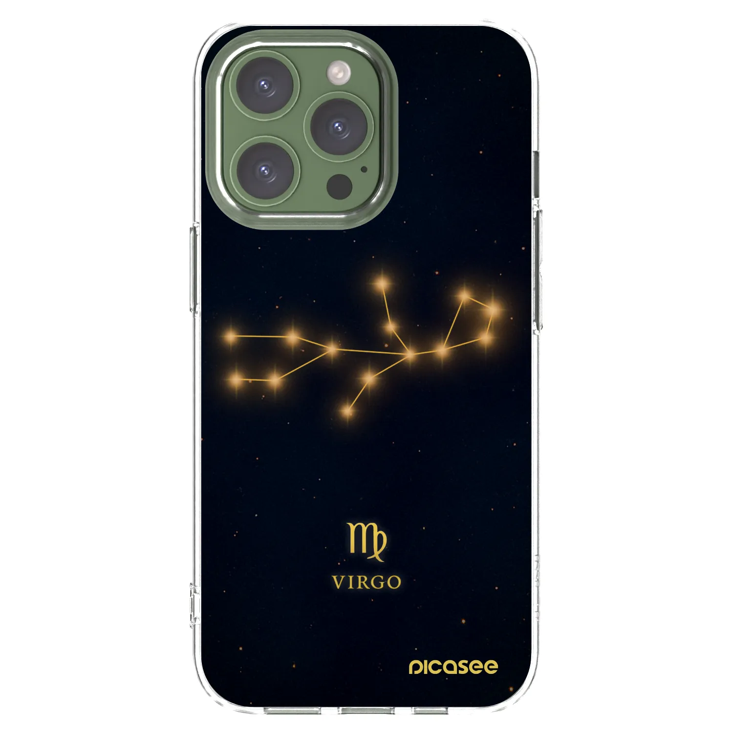 Picasee διαφανής θήκη σιλικόνης Apple iPhone 13 Pro - VIRGO