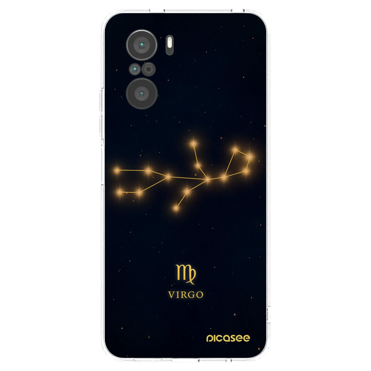 Picasee διαφανής θήκη σιλικόνης Xiaomi Poco F3 - VIRGO