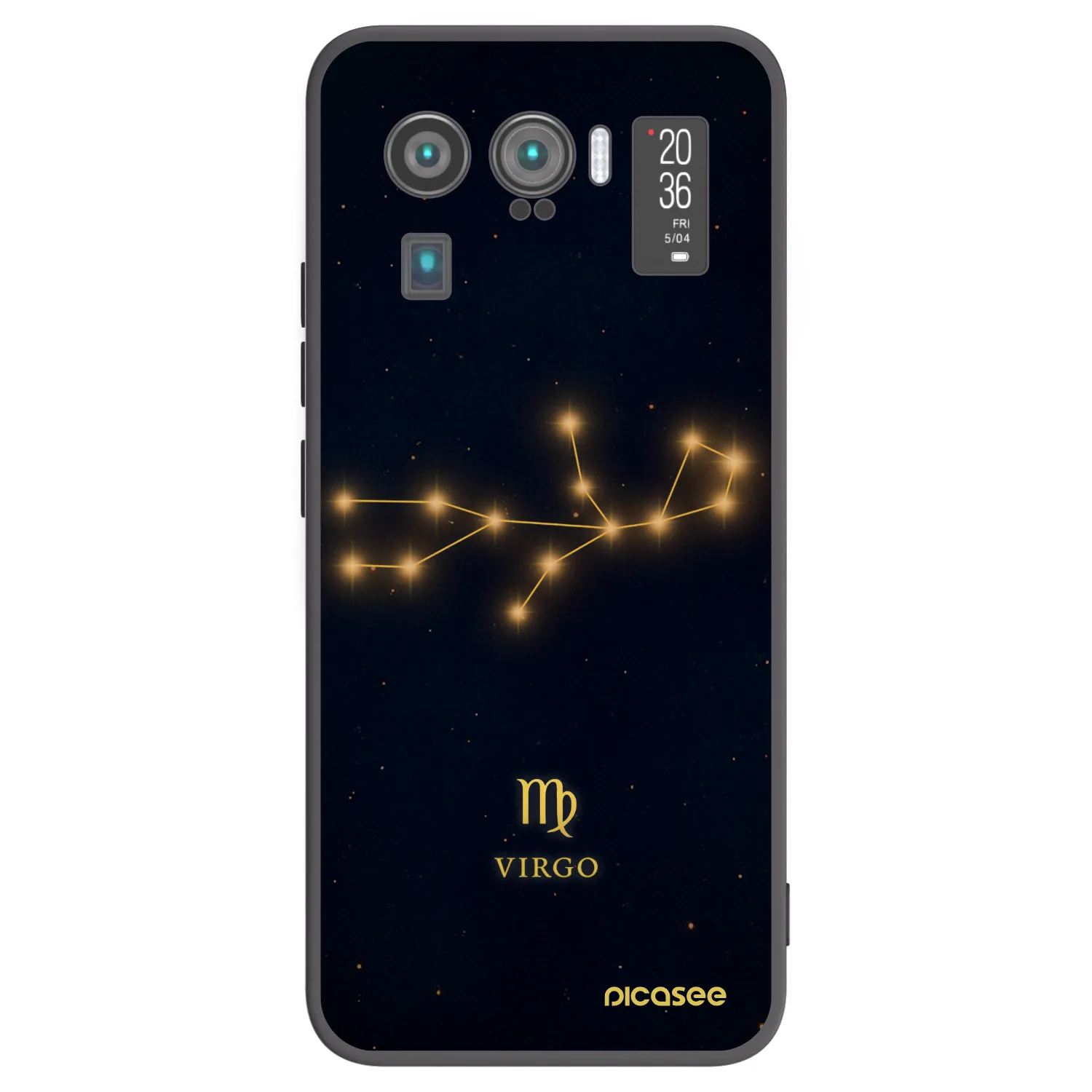 Picasee Μαύρη θήκη σιλικόνης για Xiaomi Mi 11 Ultra - VIRGO