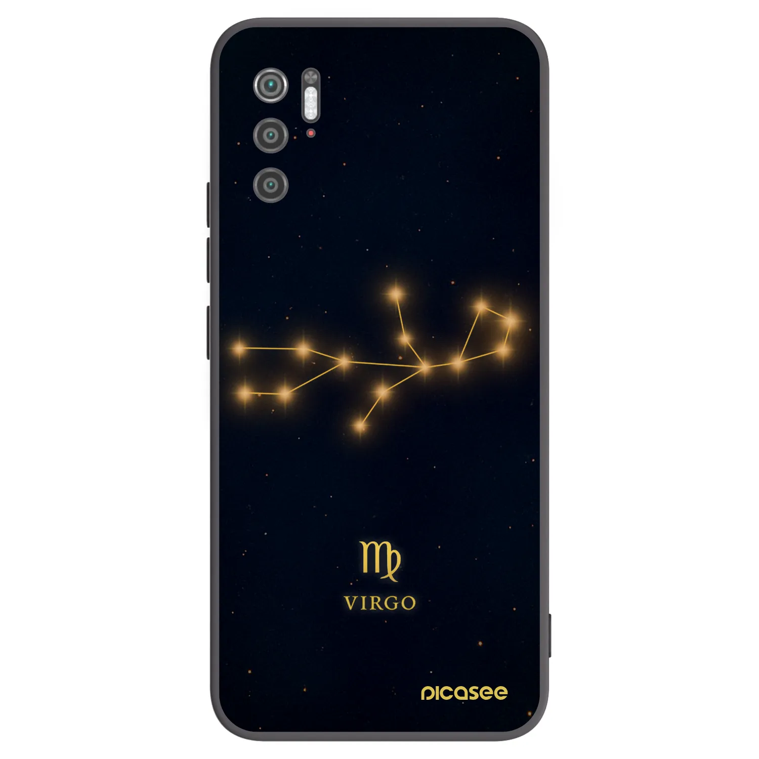 Picasee Μαύρη θήκη σιλικόνης για Xiaomi Poco M3 Pro 5G - VIRGO