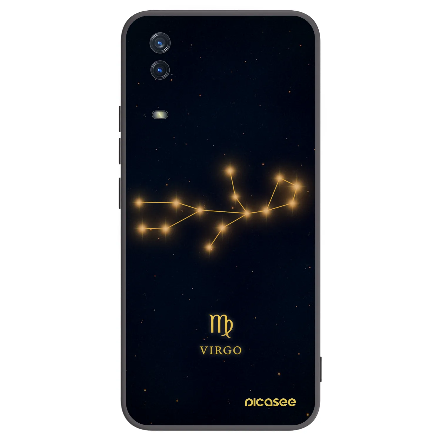 Picasee Μαύρη θήκη σιλικόνης για Vivo Y11s - VIRGO