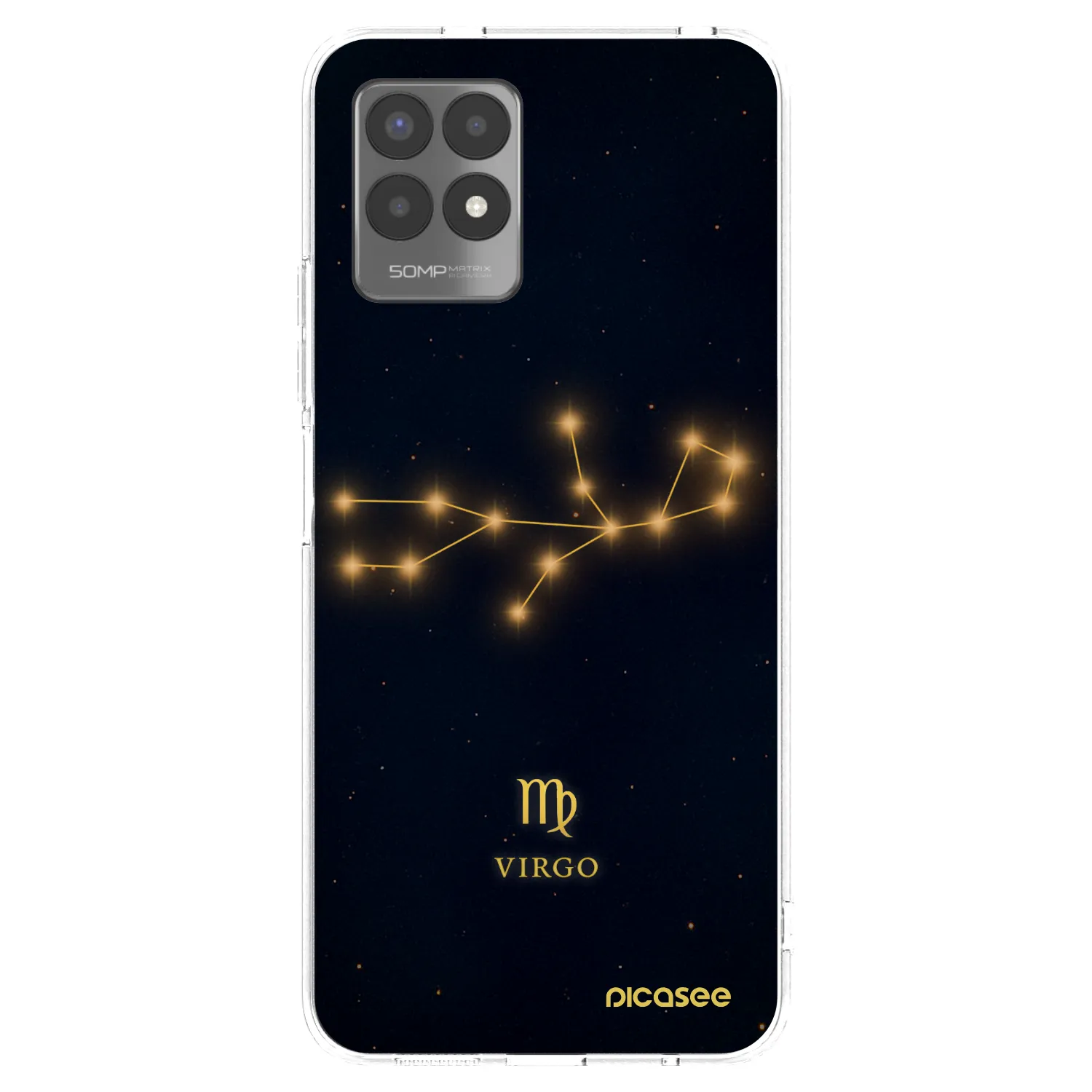 Picasee διαφανής θήκη σιλικόνης Realme 8i - VIRGO