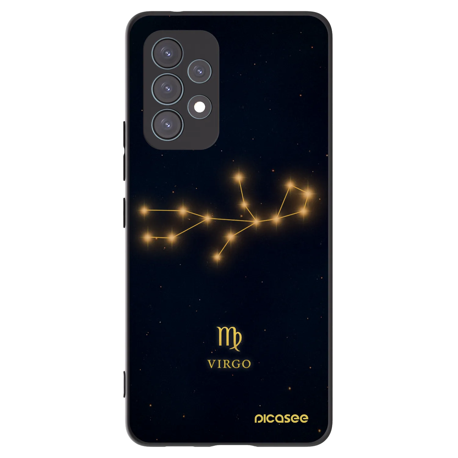 Picasee Μαύρη θήκη σιλικόνης για Samsung Galaxy A53 5G A536 - VIRGO