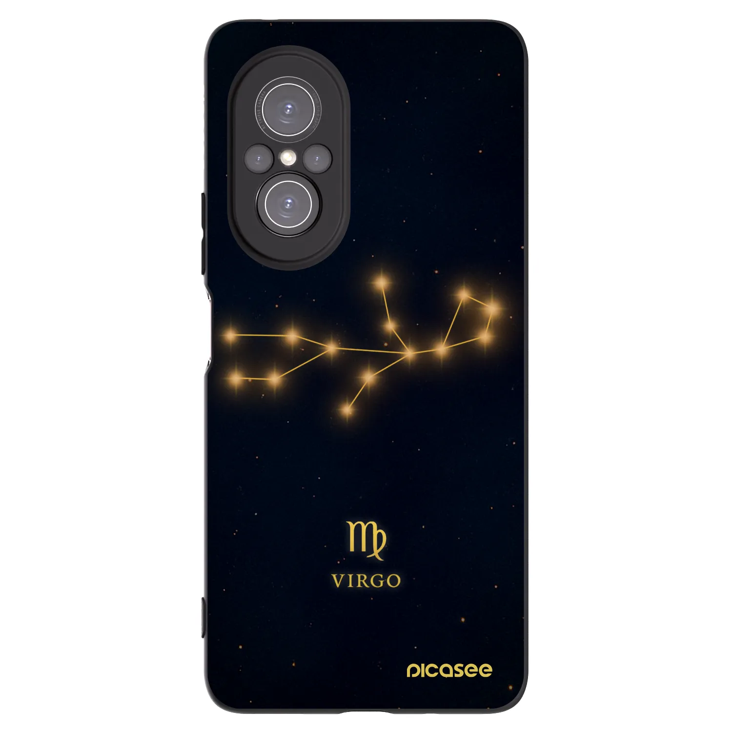 Picasee Μαύρη θήκη σιλικόνης για Huawei Nova 9 SE - VIRGO