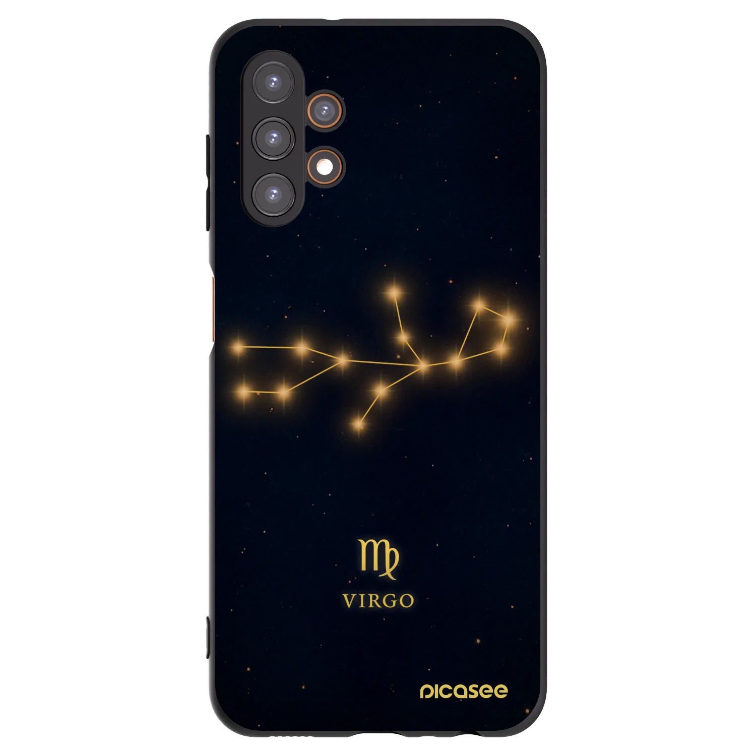 Picasee Μαύρη θήκη σιλικόνης για Samsung Galaxy A13 4G A135 - VIRGO