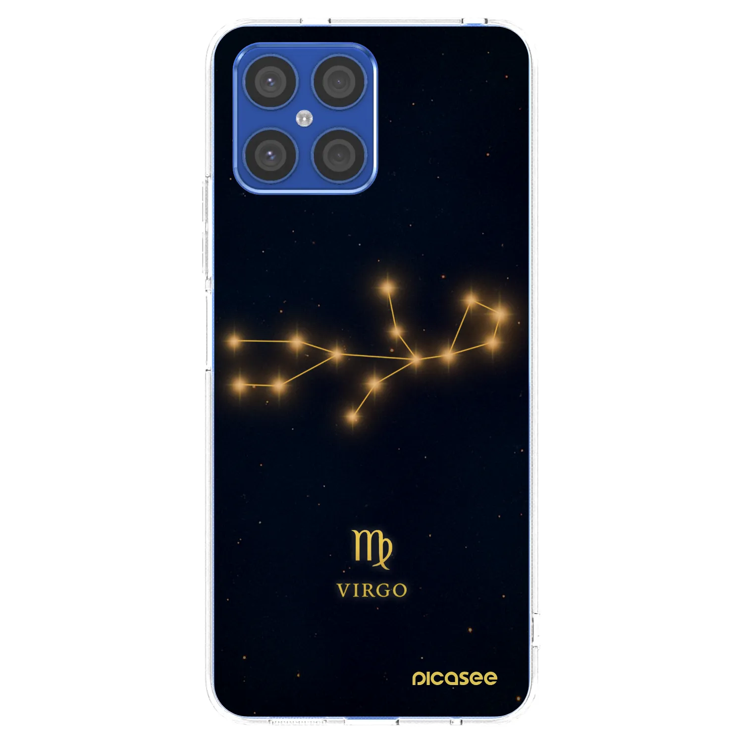 Picasee διαφανής θήκη σιλικόνης Honor X8 4G - VIRGO