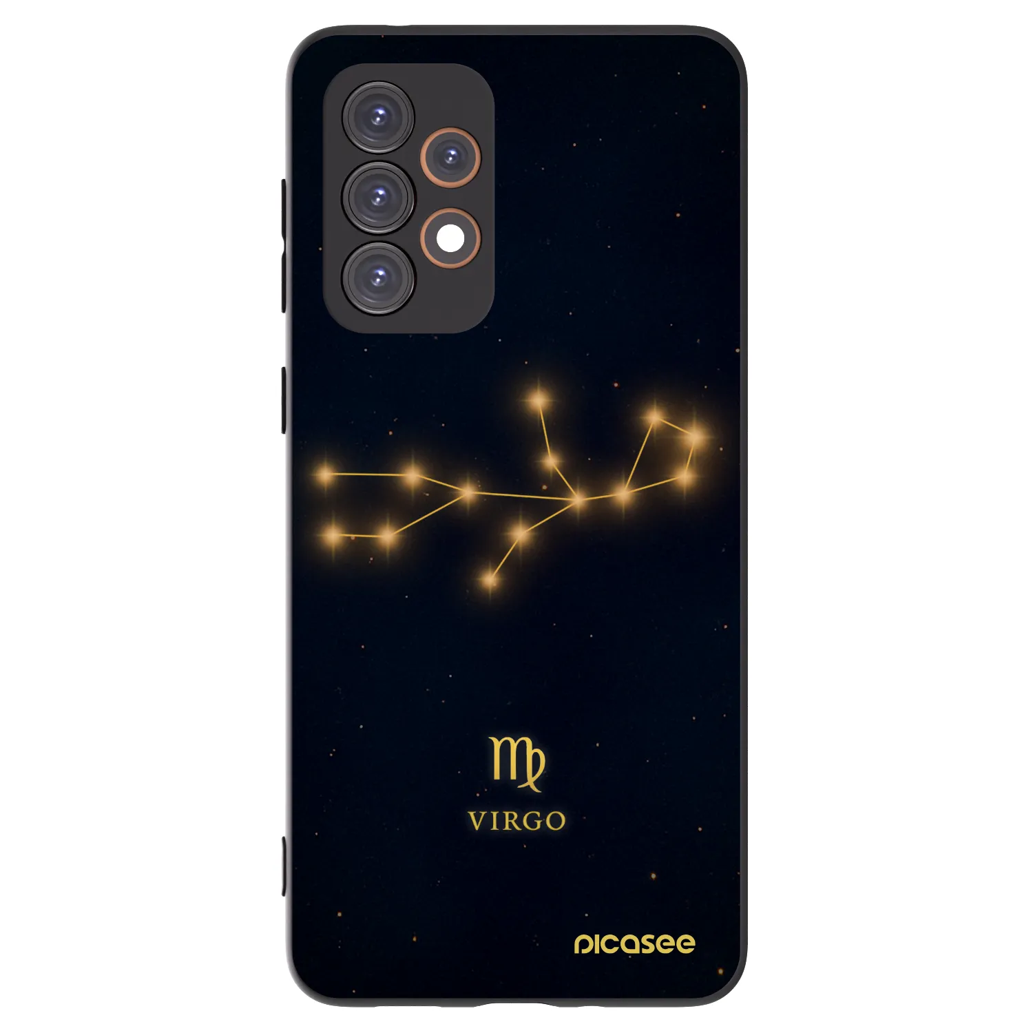 Picasee Μαύρη θήκη σιλικόνης για Samsung Galaxy A33 5G A336 - VIRGO