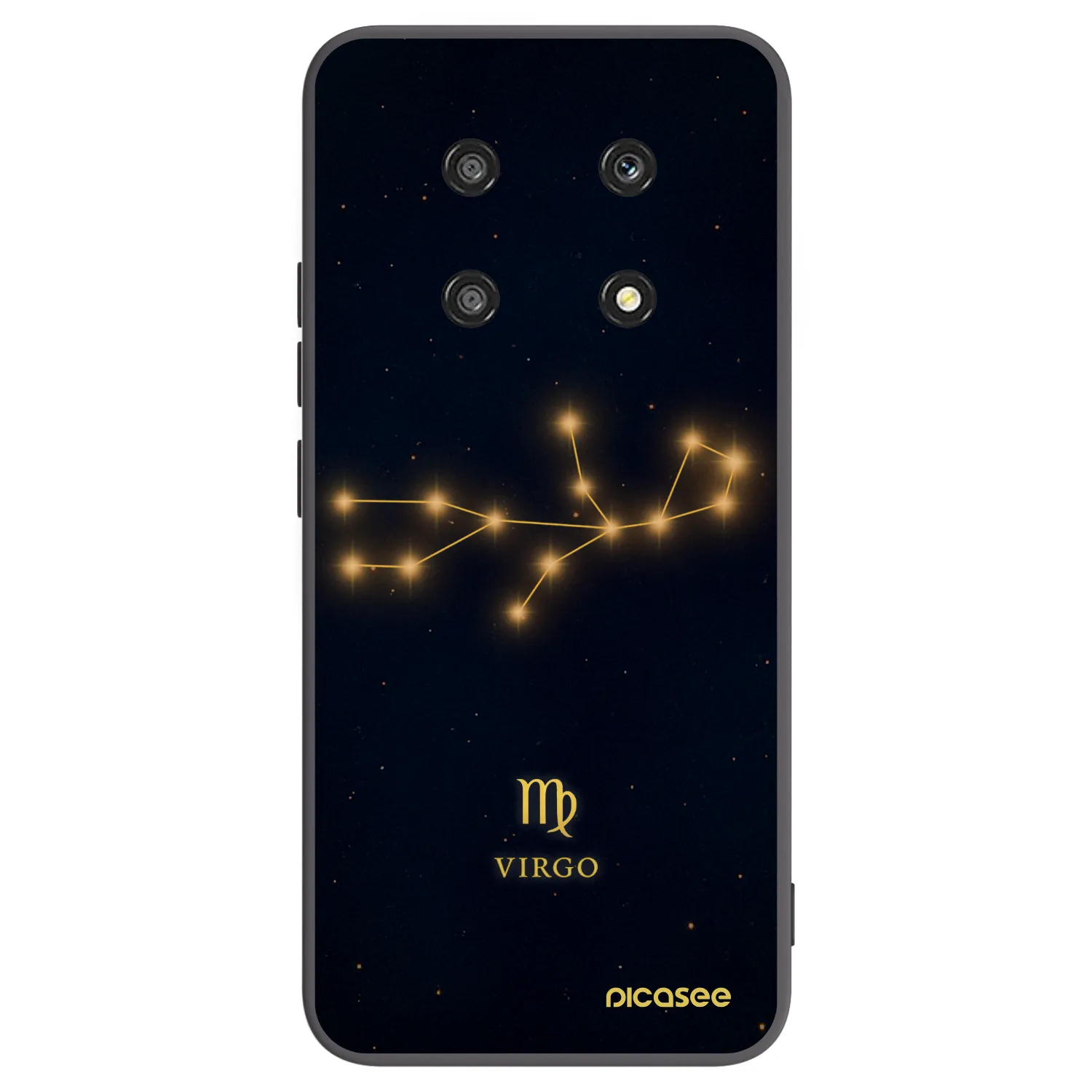 Picasee Μαύρη θήκη σιλικόνης για Honor Magic4 Lite 5G - VIRGO