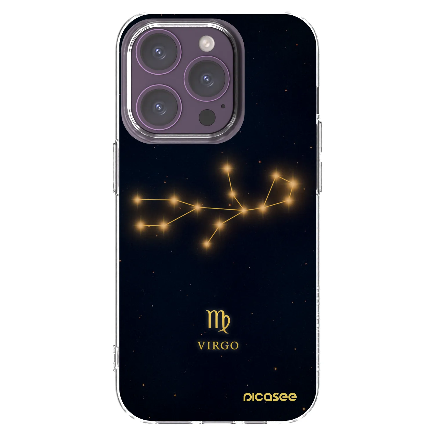 Picasee διαφανής θήκη σιλικόνης Apple iPhone 14 Pro - VIRGO