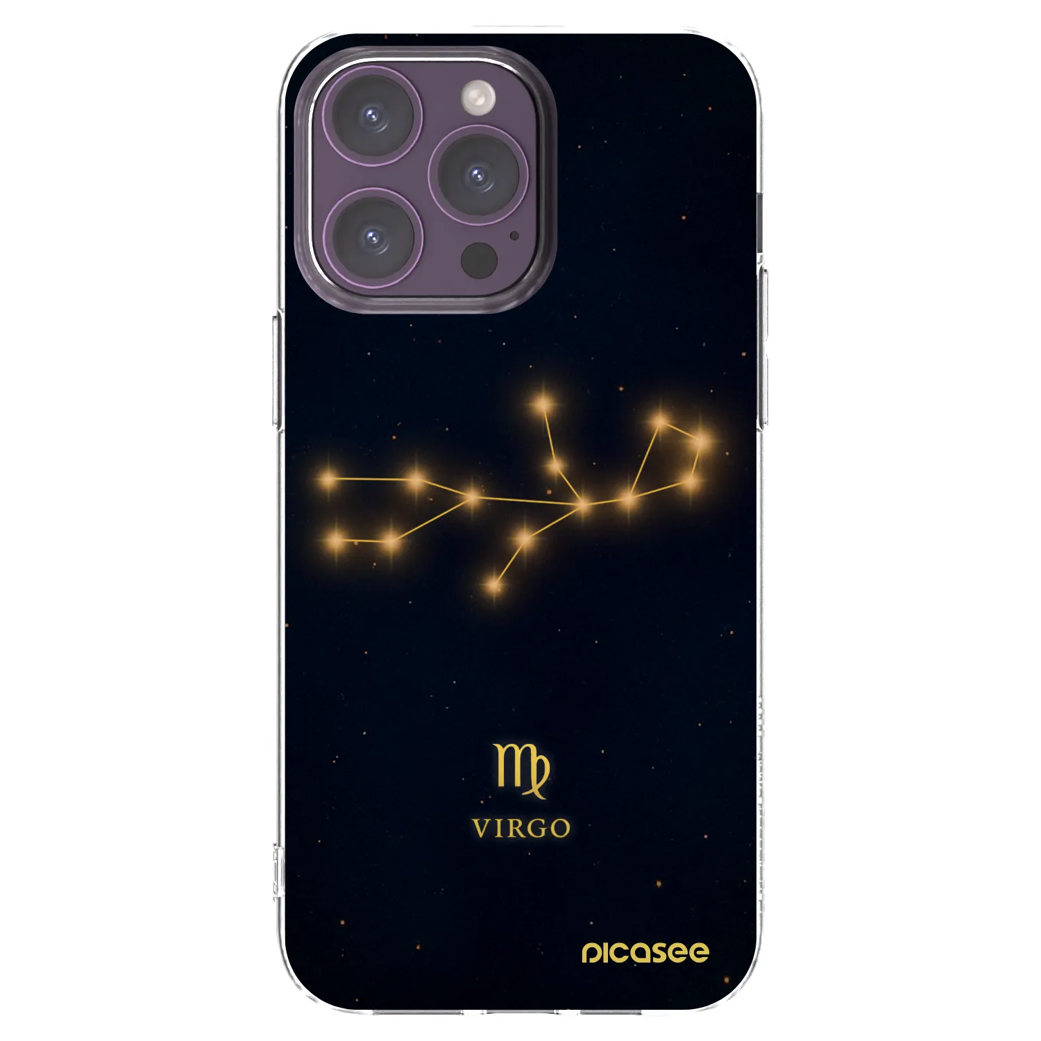 Picasee διαφανής θήκη σιλικόνης Apple iPhone 14 Pro Max - VIRGO