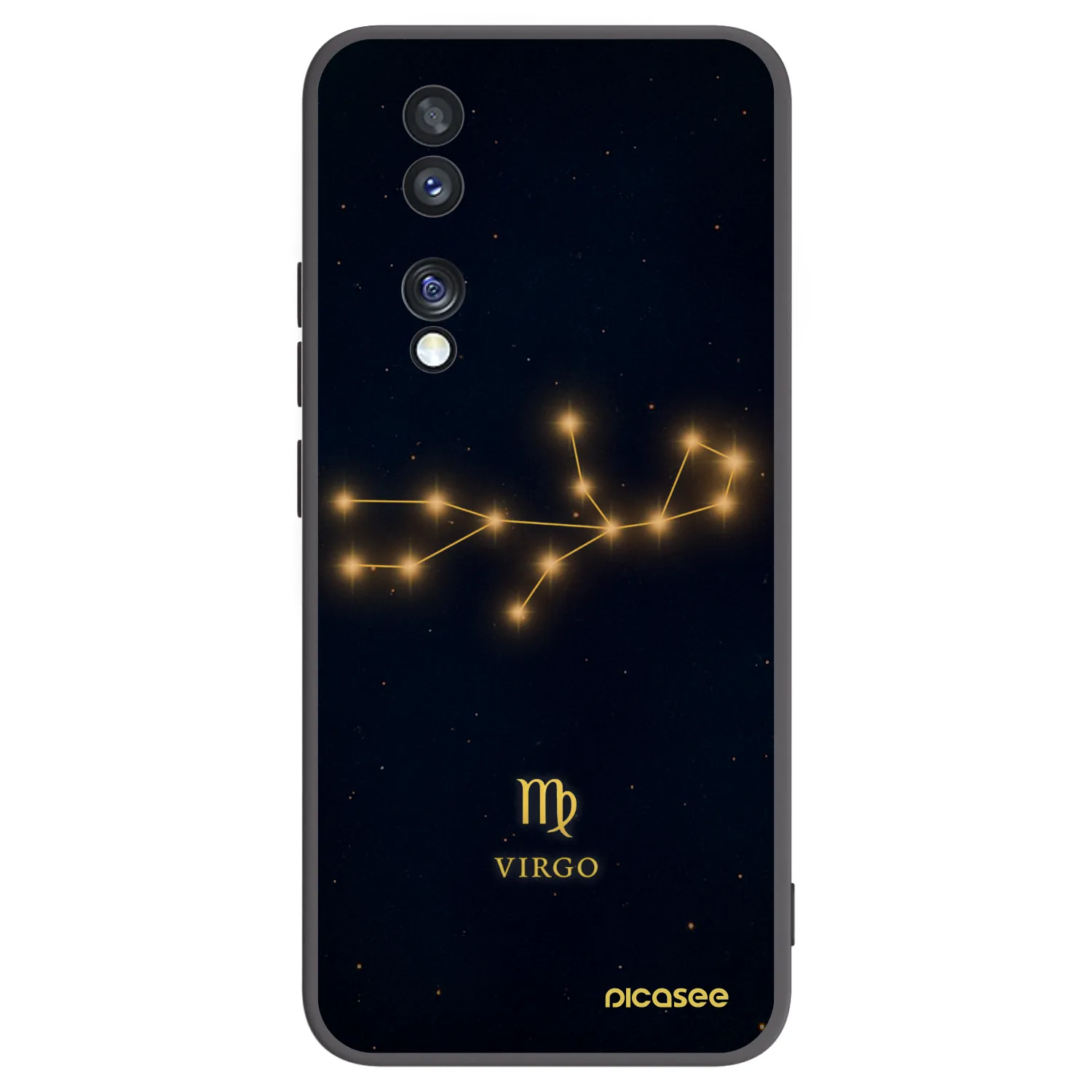 Picasee Μαύρη θήκη σιλικόνης για Honor 70 - VIRGO