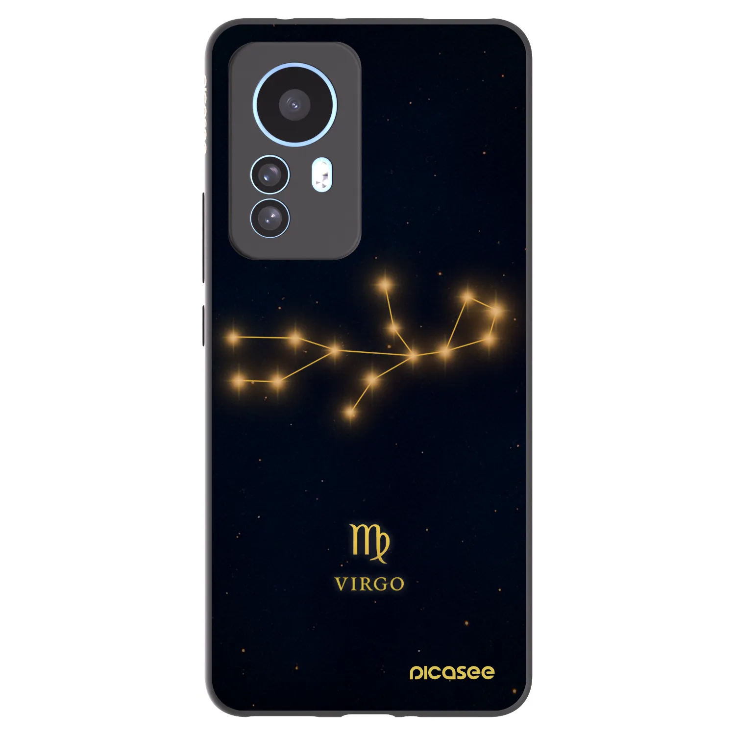Picasee Μαύρη θήκη σιλικόνης για Xiaomi 12T Pro - VIRGO
