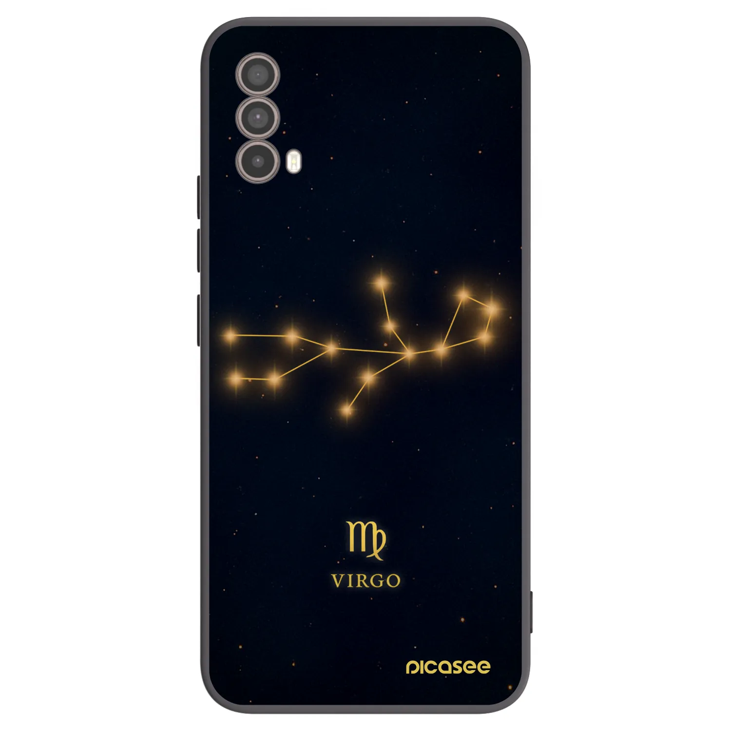 Picasee Μαύρη θήκη σιλικόνης για Motorola Moto E40 - VIRGO