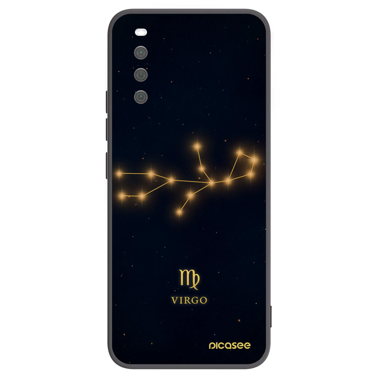 Picasee Μαύρη θήκη σιλικόνης για Sony Xperia 10 III - VIRGO