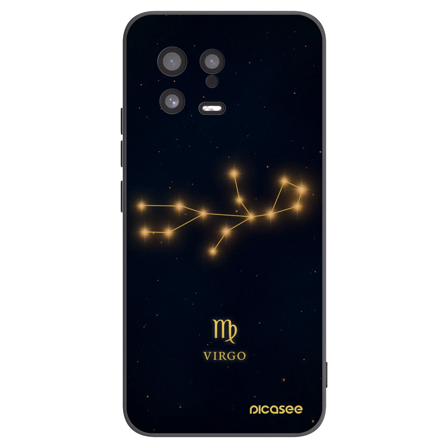 Picasee Μαύρη θήκη σιλικόνης για Xiaomi 13 - VIRGO
