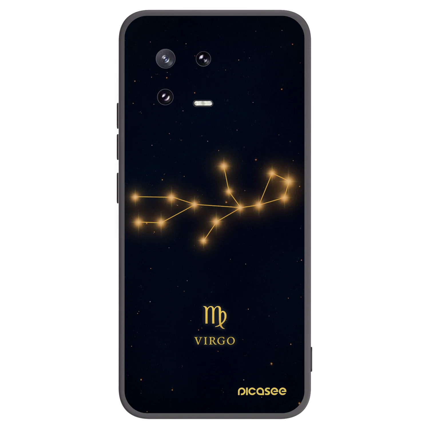 Picasee Μαύρη θήκη σιλικόνης για Xiaomi 13 Pro - VIRGO