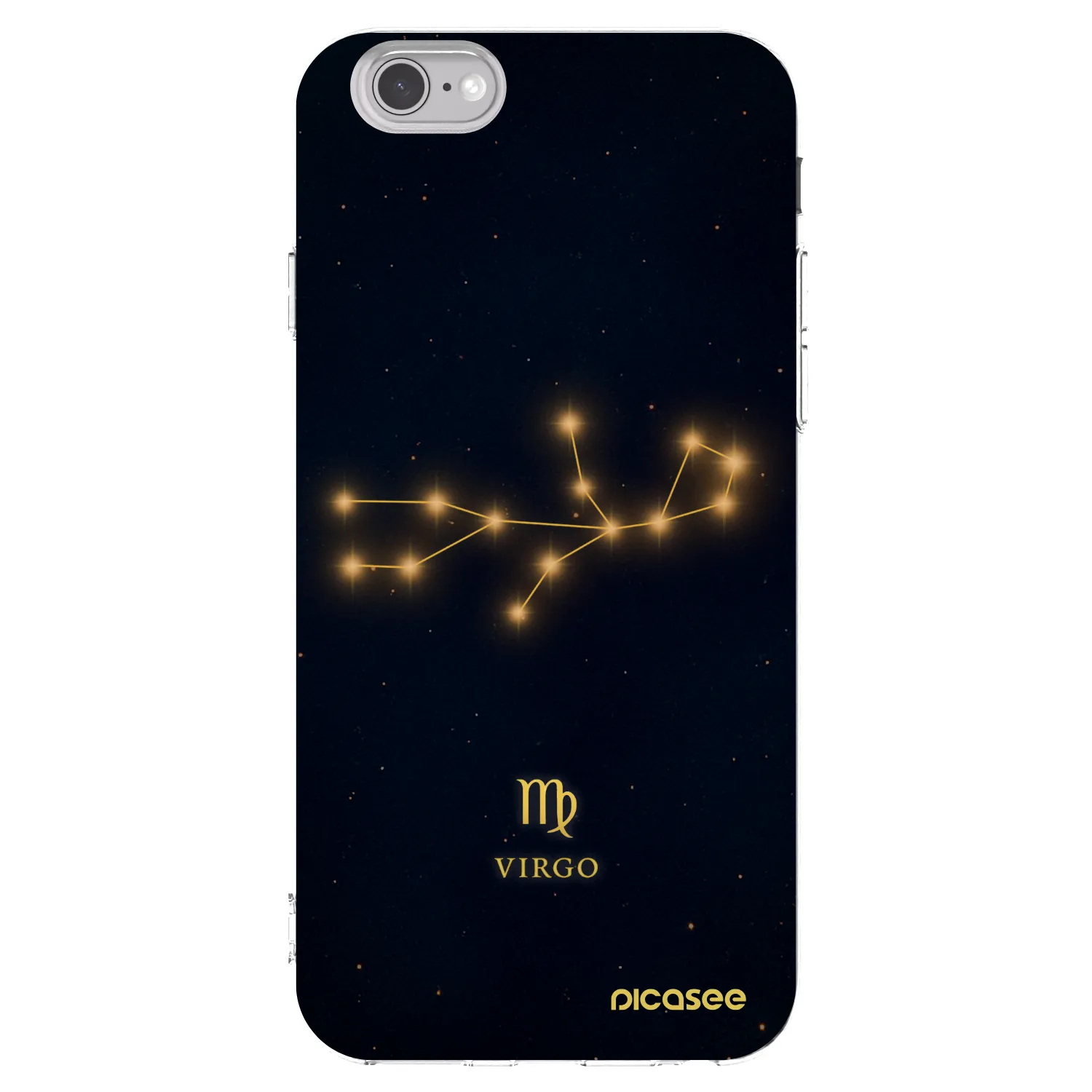 Picasee διαφανής θήκη σιλικόνης Apple iPhone 6/6S - VIRGO