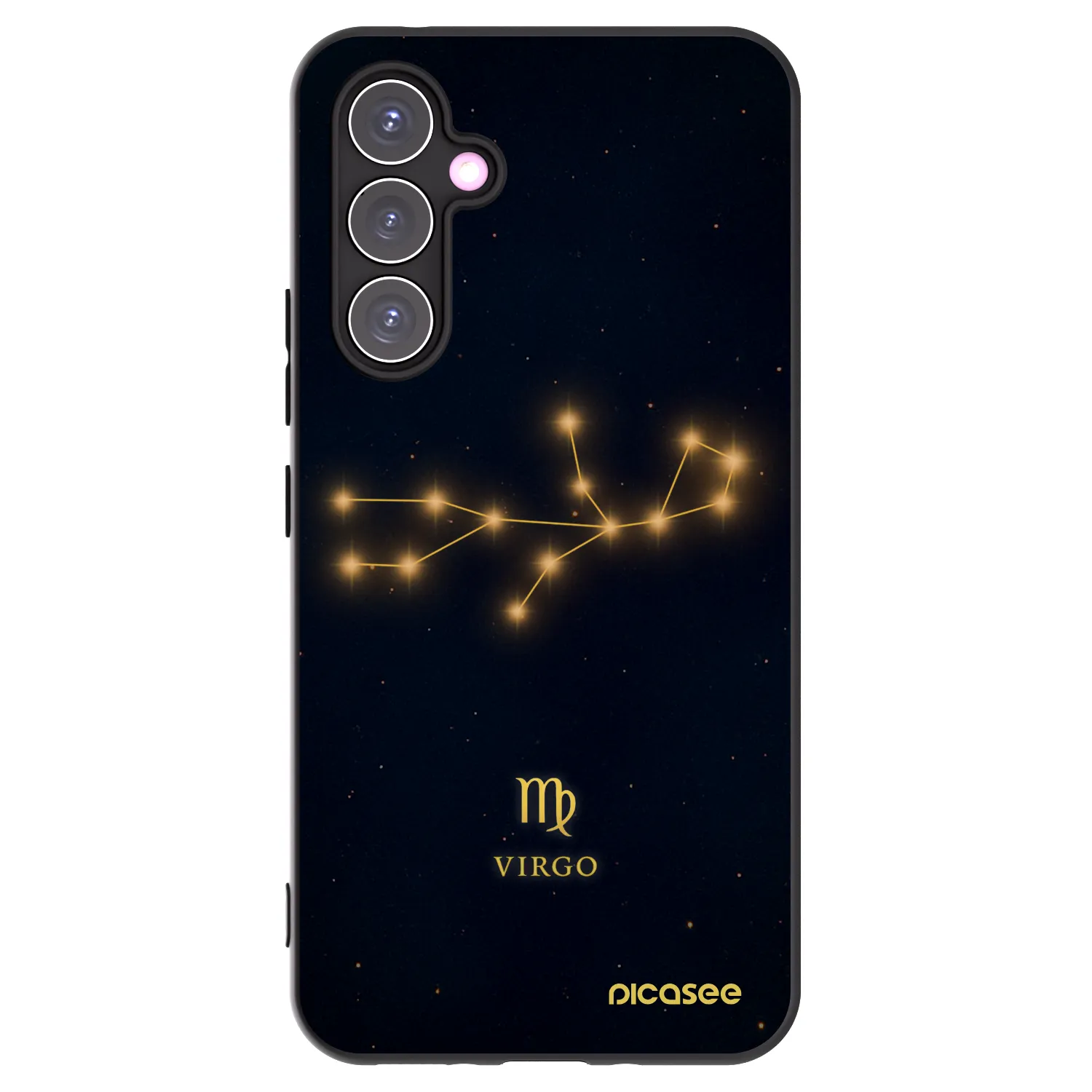 Picasee Μαύρη θήκη σιλικόνης για Samsung Galaxy A54 5G A546B - VIRGO