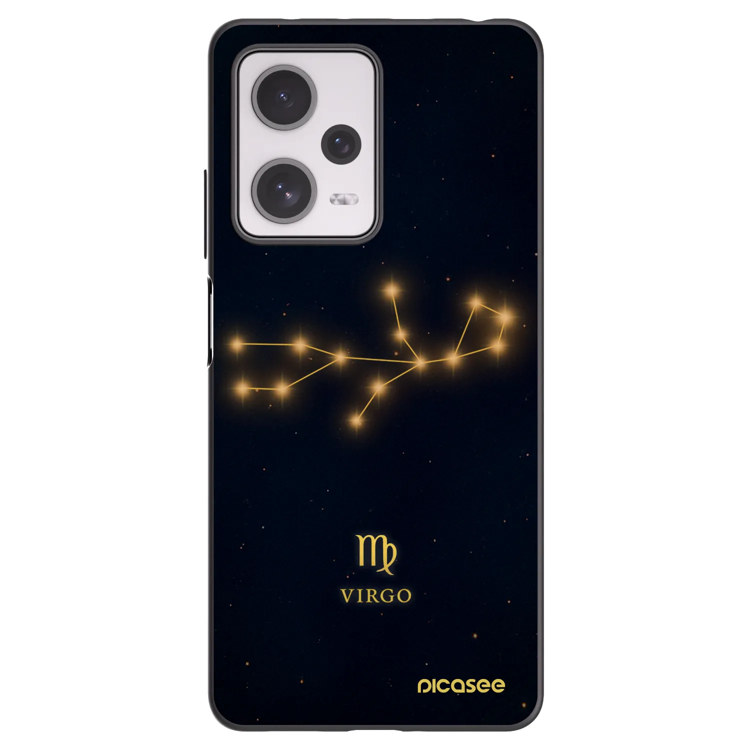 Picasee Μαύρη θήκη σιλικόνης για Xiaomi Redmi Note 12 Pro+ 5G - VIRGO