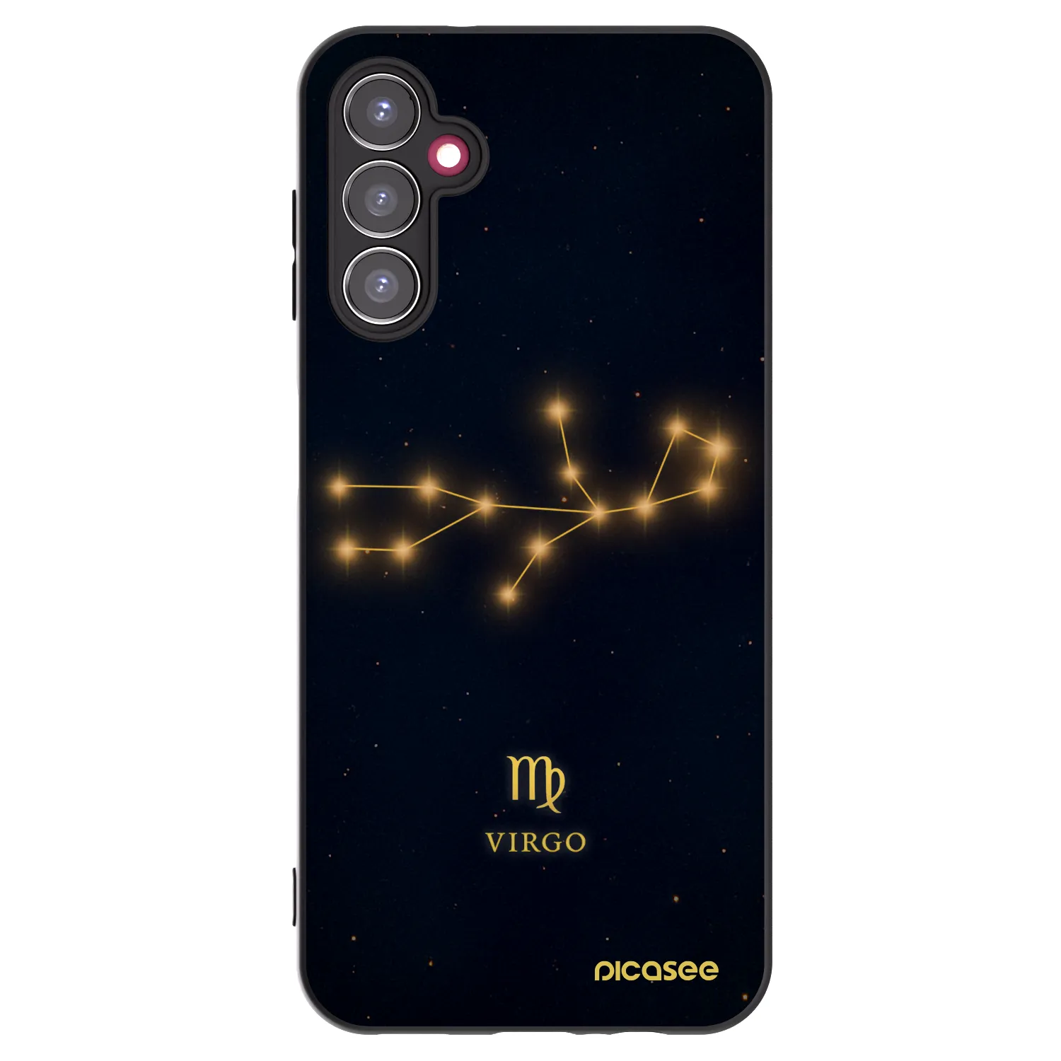 Picasee Μαύρη θήκη σιλικόνης για Samsung Galaxy A14 5G A146P - VIRGO