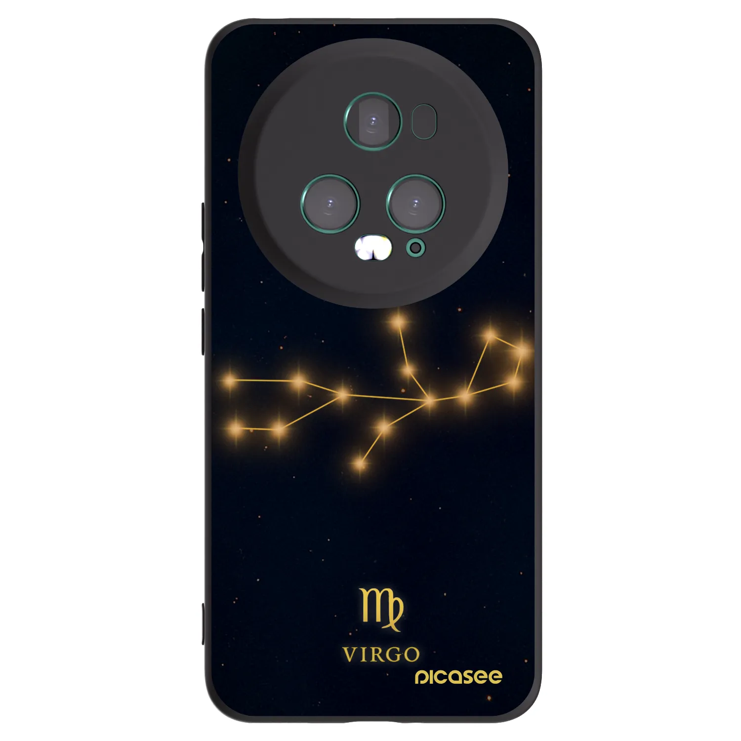 Picasee Μαύρη θήκη σιλικόνης για Honor Magic5 Pro - VIRGO