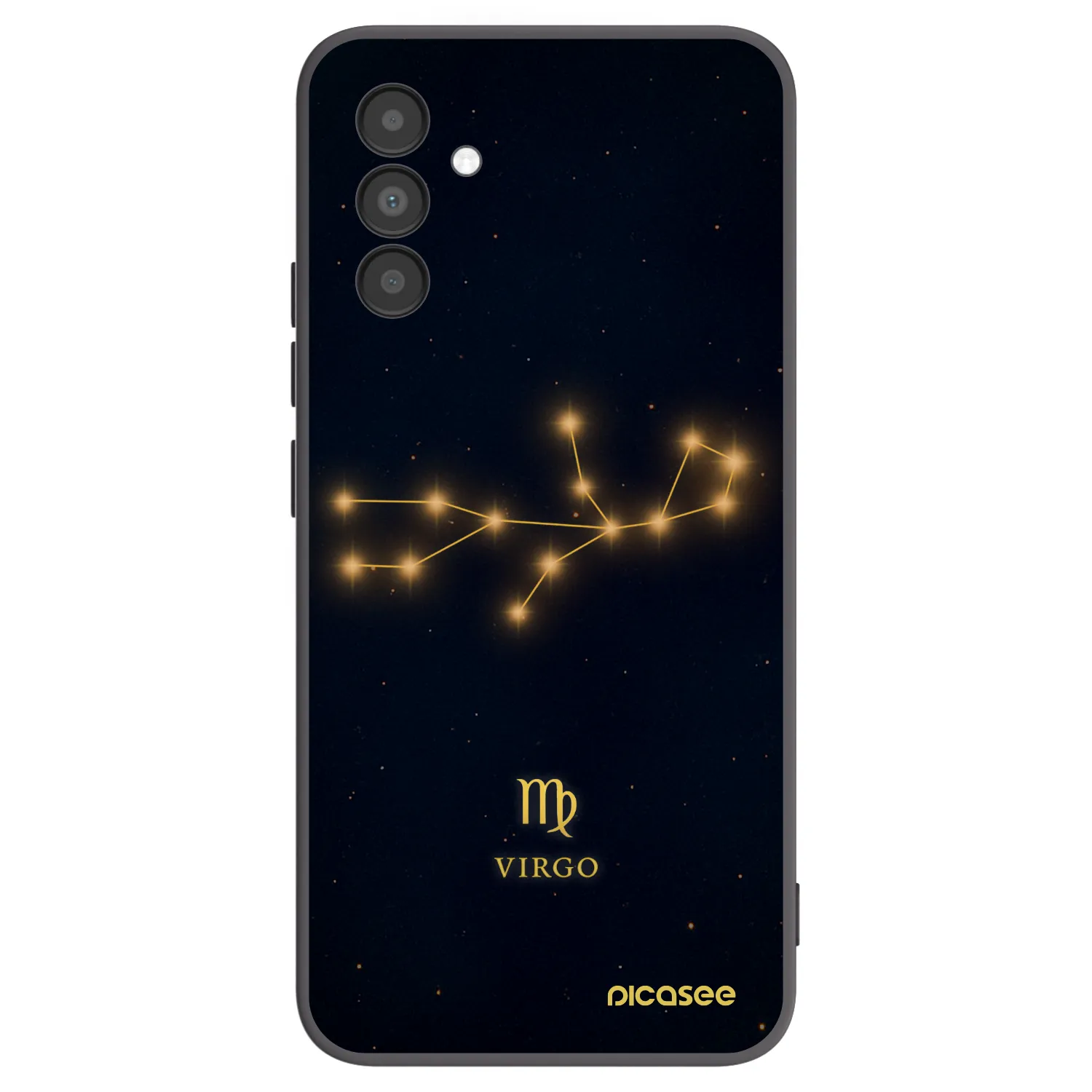 Picasee Μαύρη θήκη σιλικόνης για Samsung Galaxy A04s A047F - VIRGO