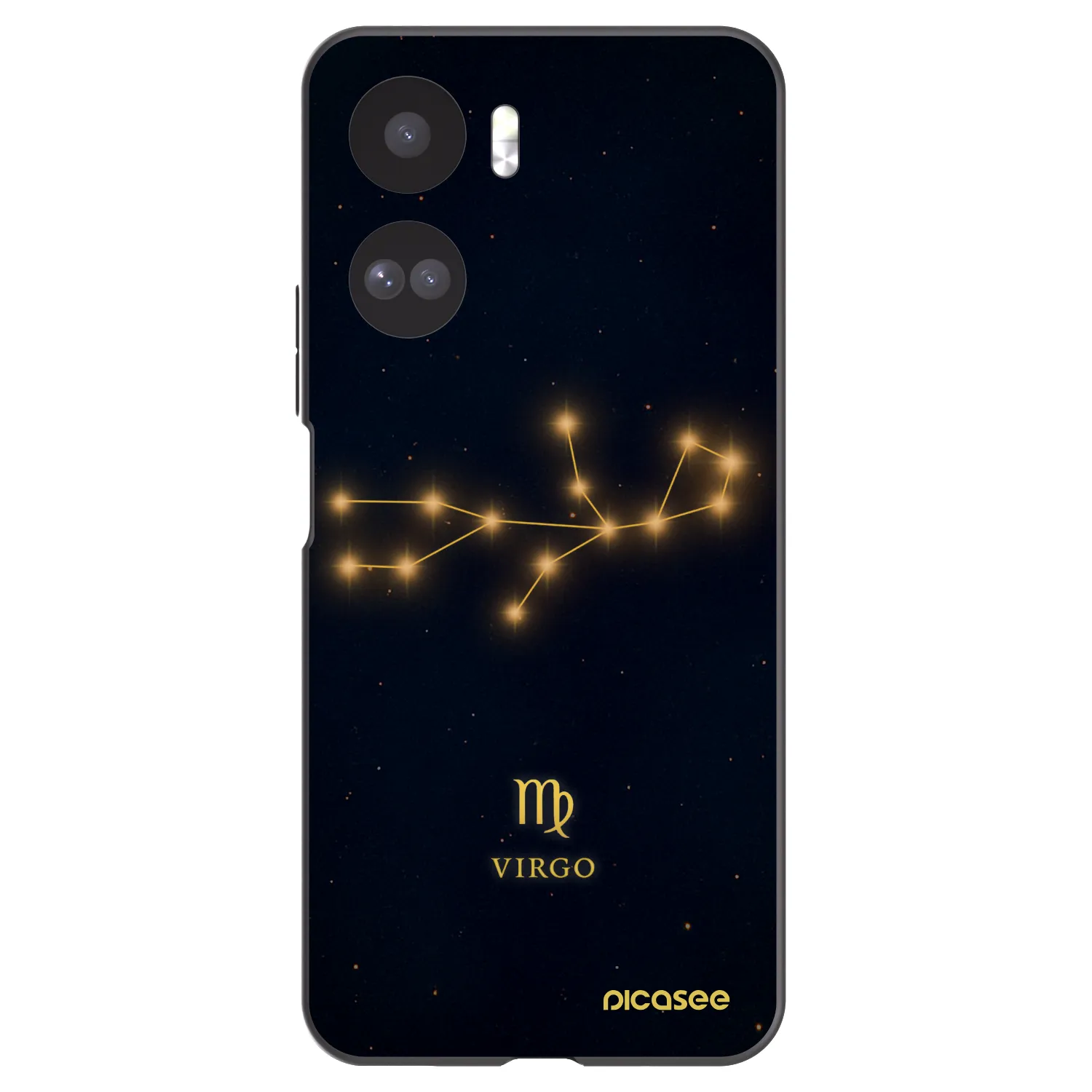 Picasee Μαύρη θήκη σιλικόνης για Honor 90 Lite 5G - VIRGO