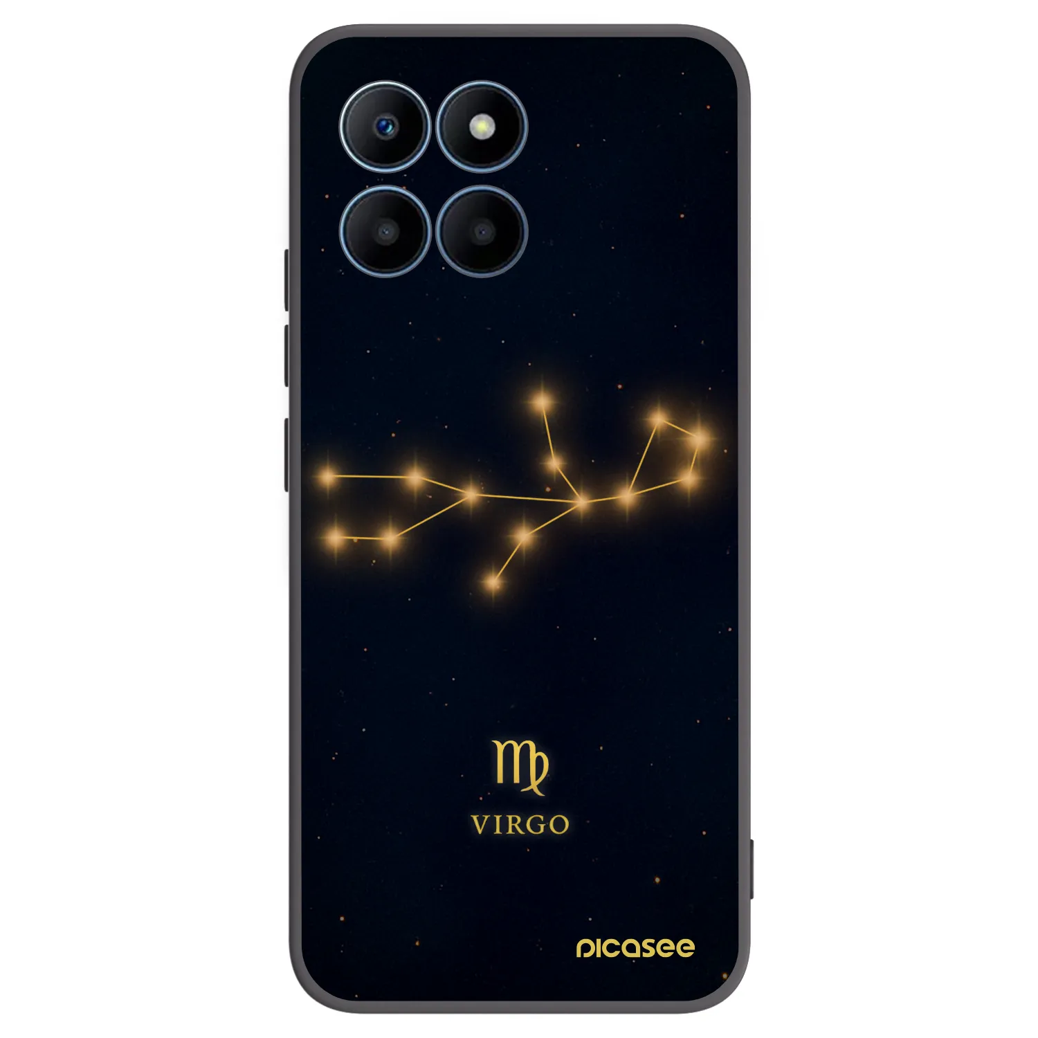 Picasee Μαύρη θήκη σιλικόνης για Honor 70 Lite - VIRGO