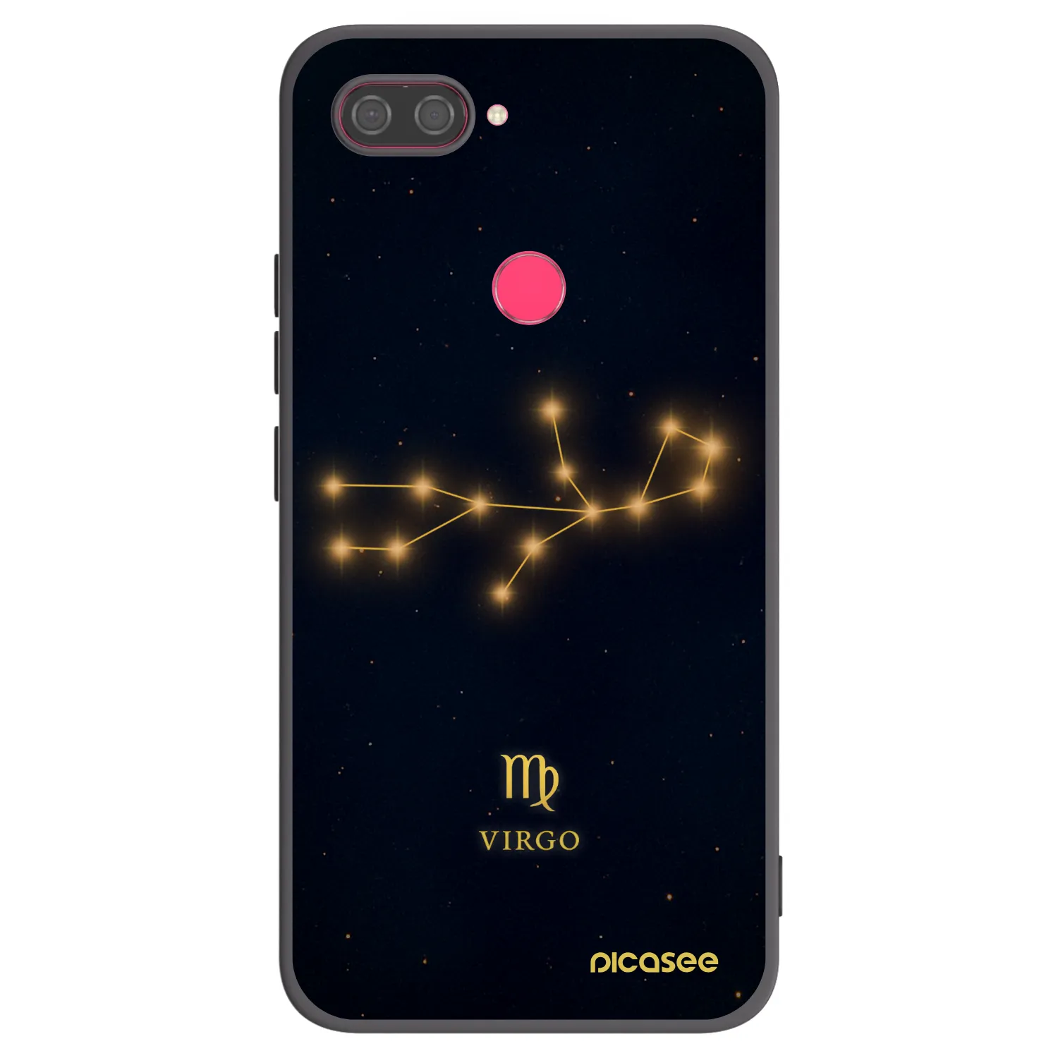 Picasee Μαύρη θήκη σιλικόνης για Xiaomi Mi 8 Lite - VIRGO