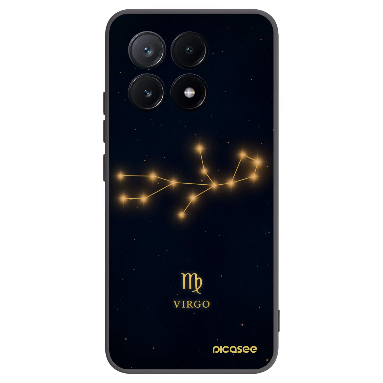 Picasee Μαύρη θήκη σιλικόνης για Xiaomi Poco X6 Pro - VIRGO