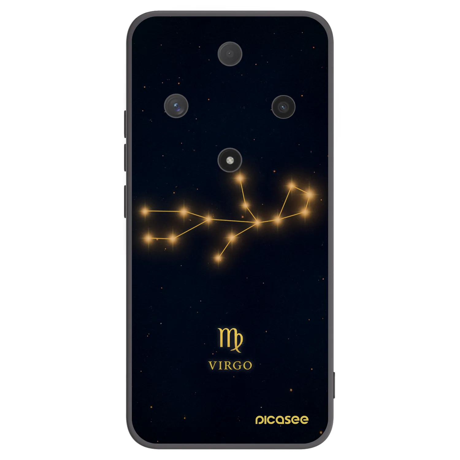 Picasee Μαύρη θήκη σιλικόνης για Honor Magic6 Lite 5G - VIRGO
