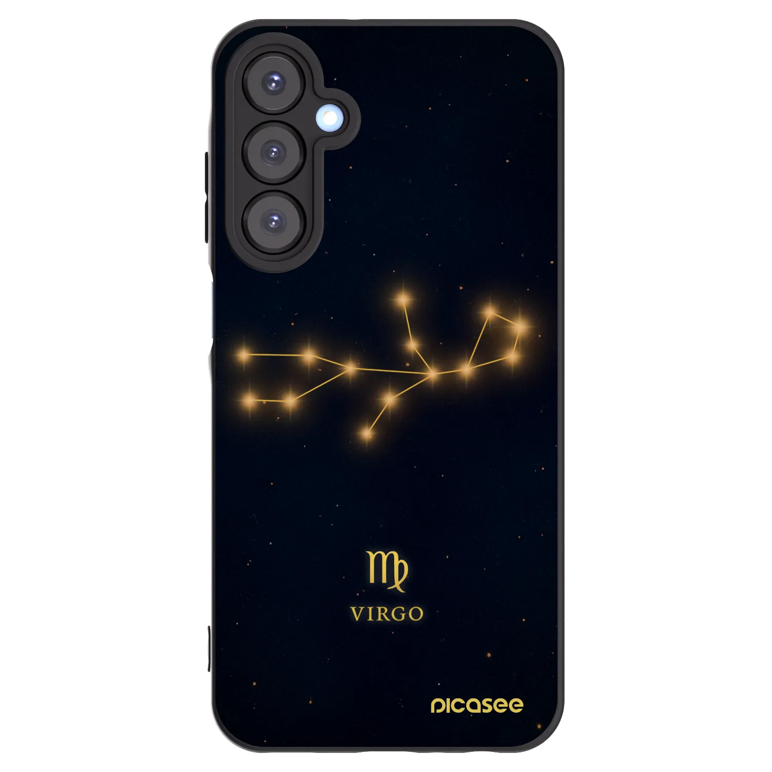Picasee Μαύρη θήκη σιλικόνης για Samsung Galaxy A25 A256B 5G - VIRGO
