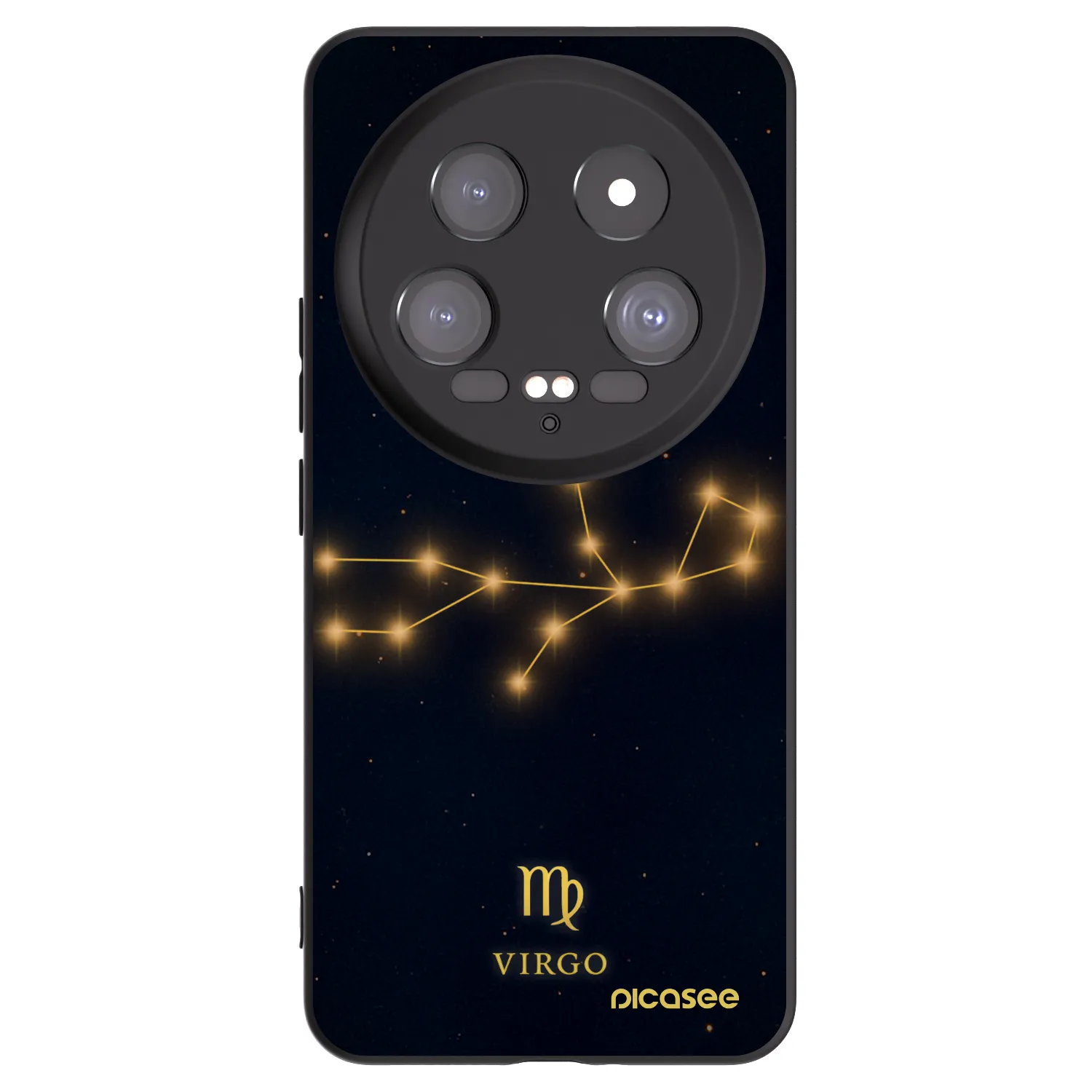 Picasee Μαύρη θήκη σιλικόνης για Xiaomi 14 Ultra - VIRGO
