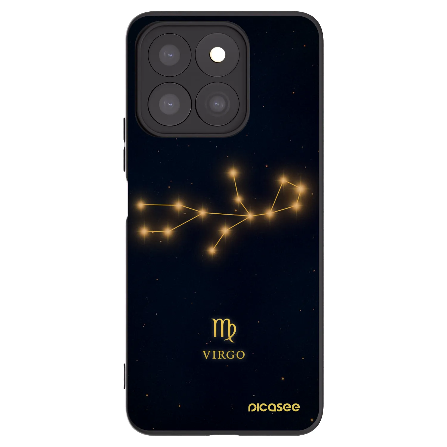 Picasee Μαύρη θήκη σιλικόνης για Honor X8b - VIRGO