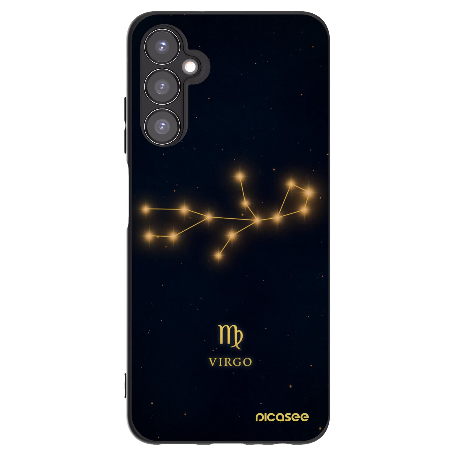Picasee Μαύρη θήκη σιλικόνης για Samsung Galaxy A05s A057G - VIRGO