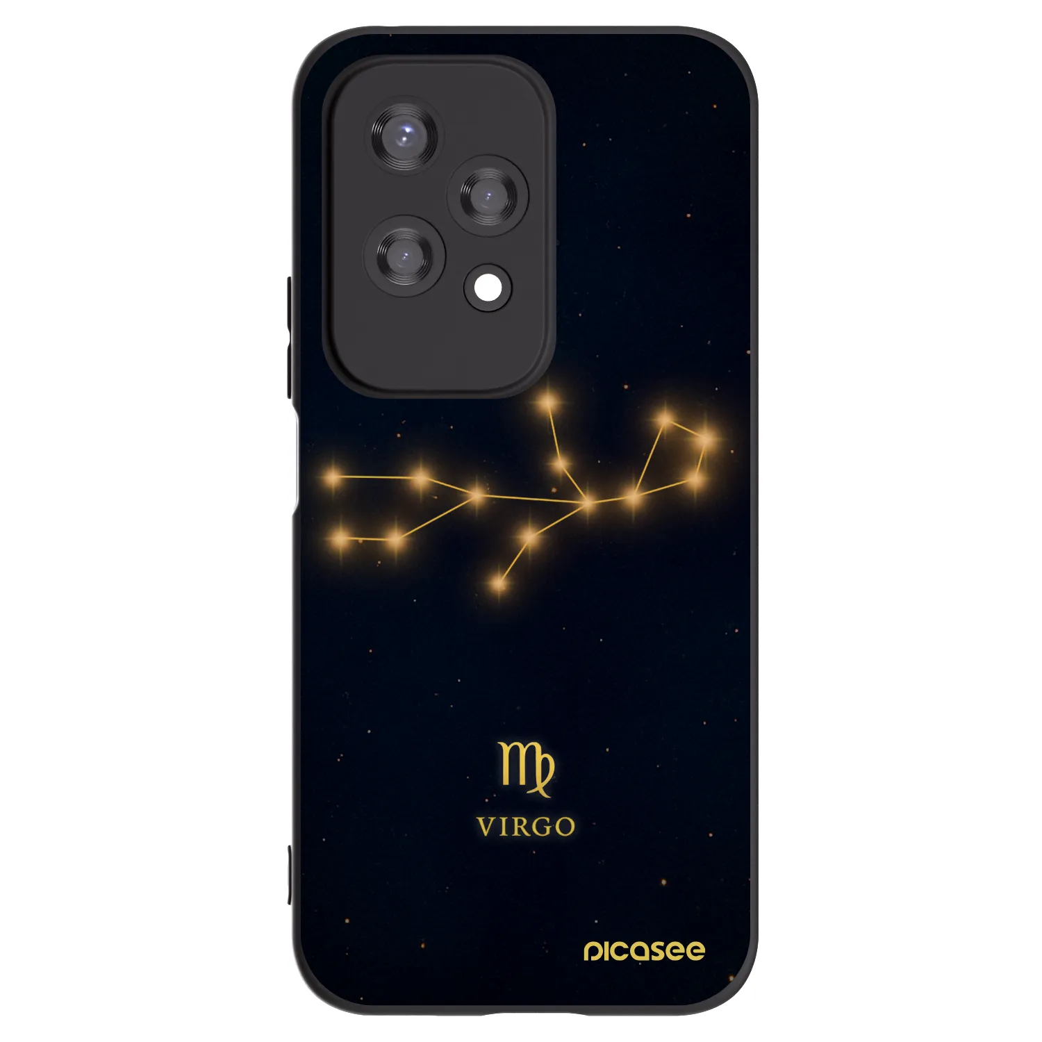 Picasee Μαύρη θήκη σιλικόνης για Honor 200 Lite - VIRGO