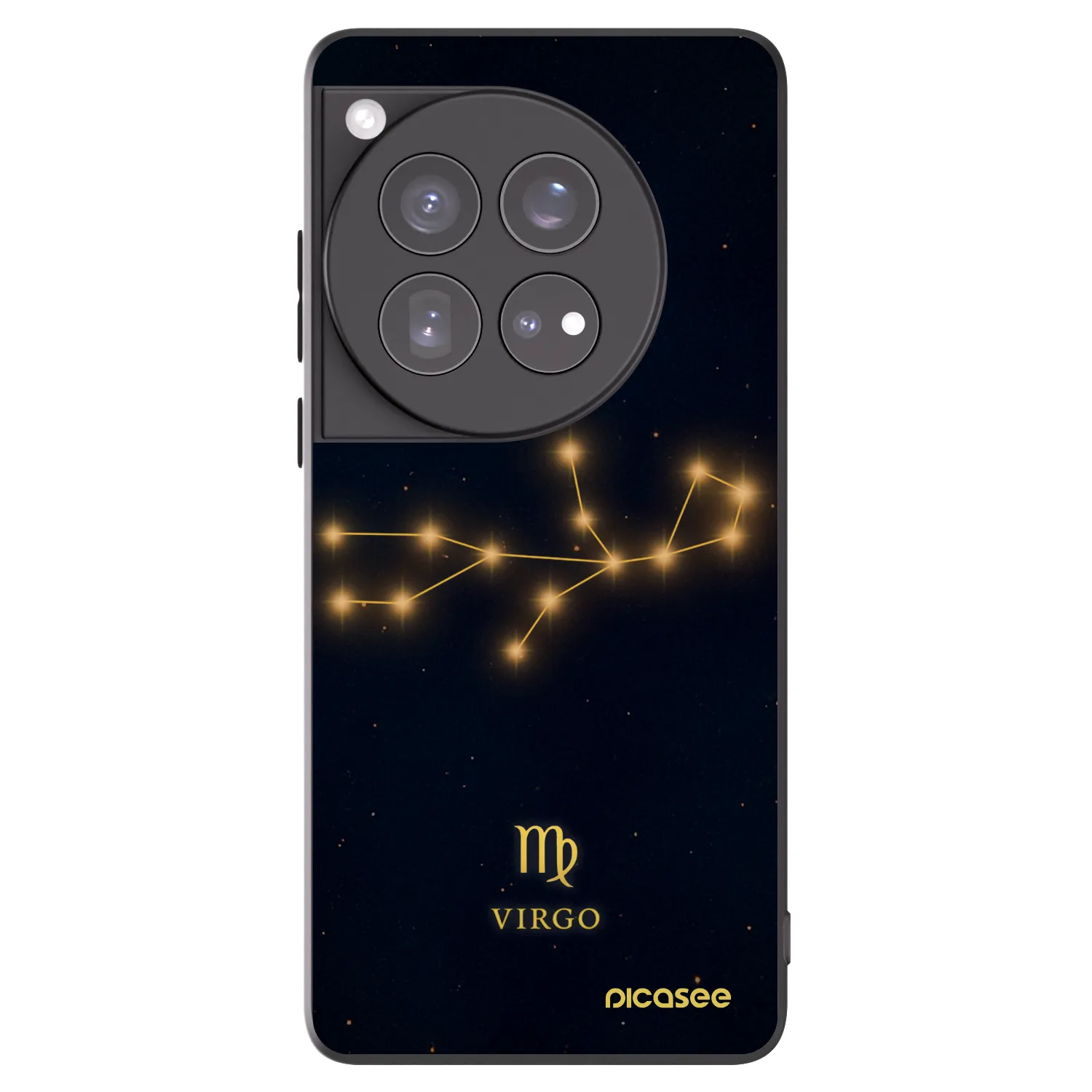 Picasee Μαύρη θήκη σιλικόνης για OnePlus 12 5G - VIRGO