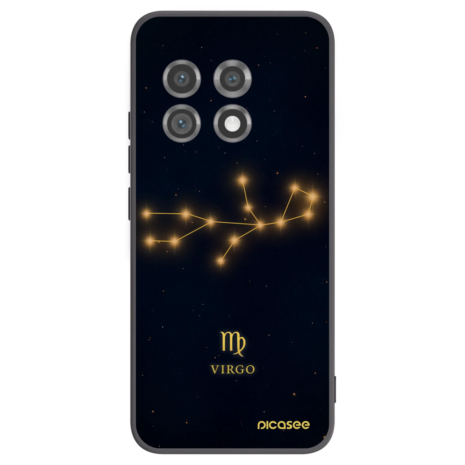 Picasee Μαύρη θήκη σιλικόνης για OnePlus 11 5G - VIRGO