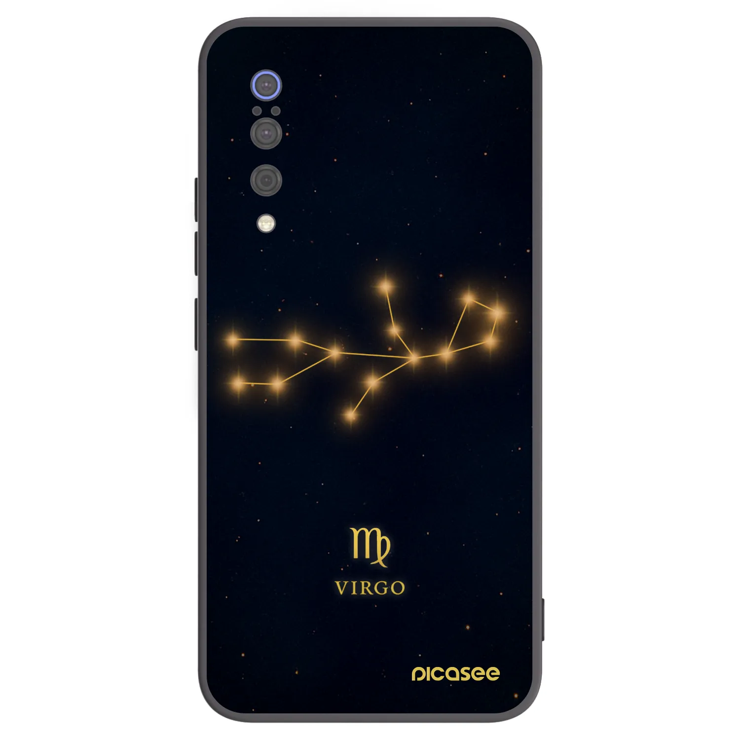 Picasee Μαύρη θήκη σιλικόνης για Xiaomi Mi 9 - VIRGO