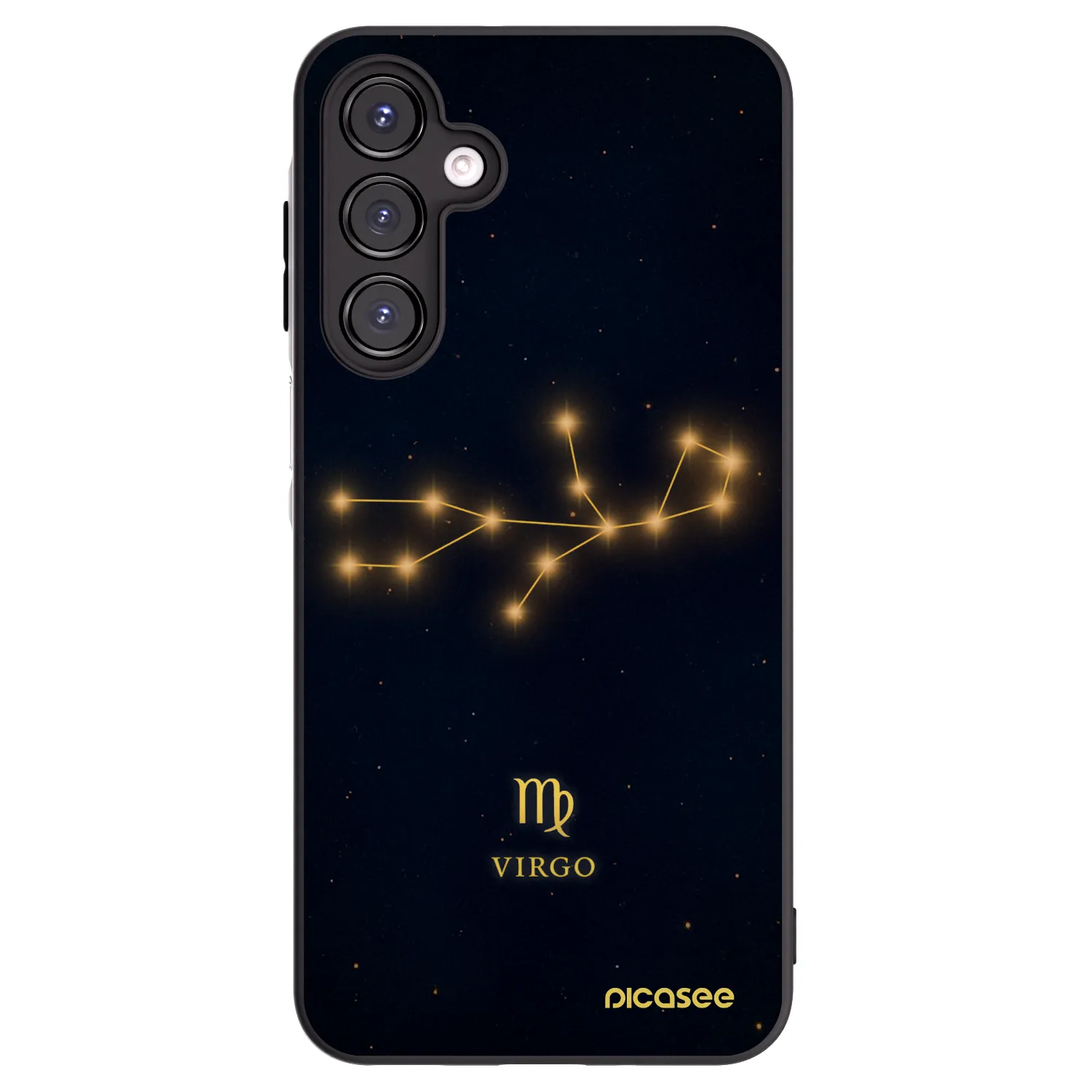 Picasee Μαύρη θήκη σιλικόνης για Samsung Galaxy A16 5G - VIRGO
