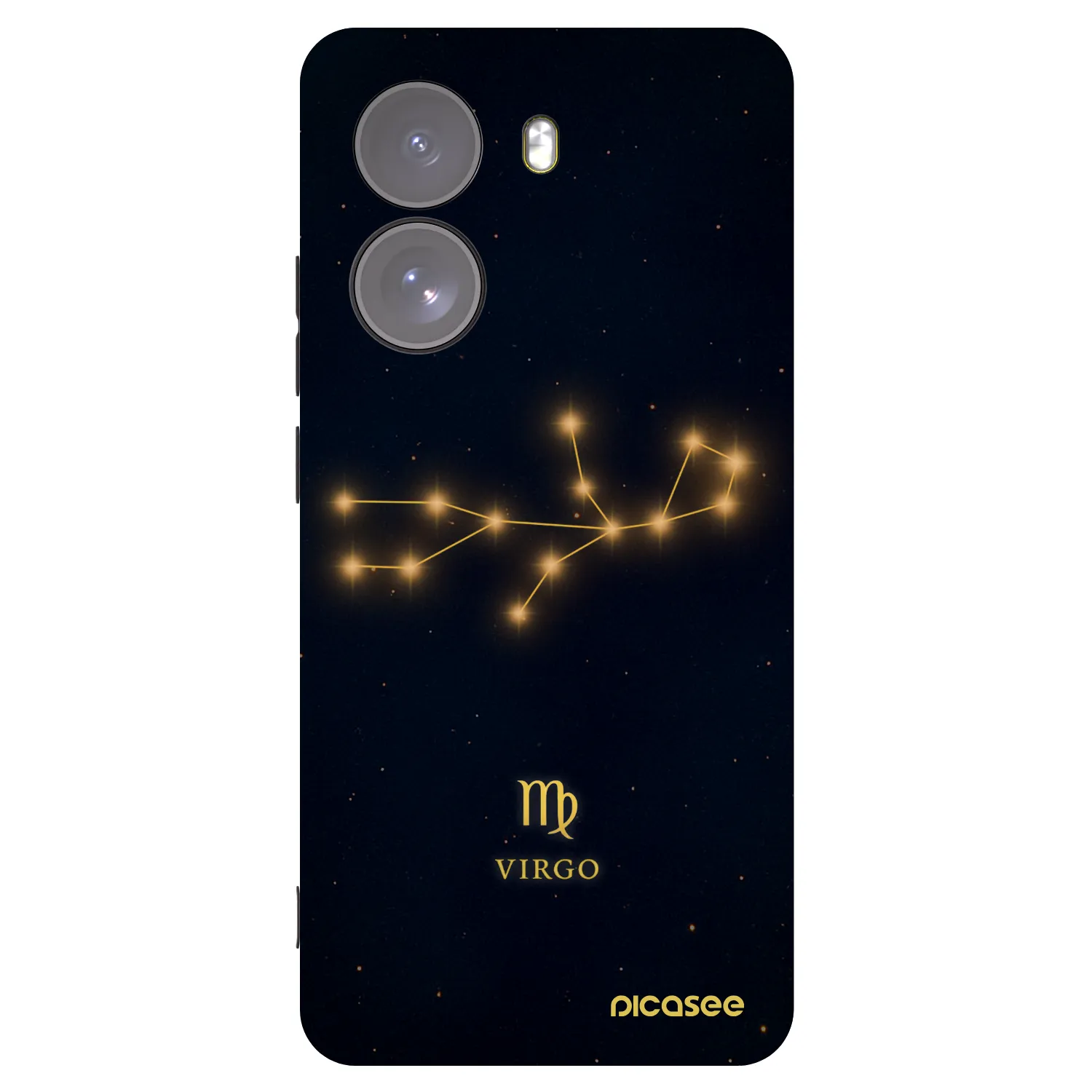 Picasee Μαύρη θήκη σιλικόνης για Xiaomi Poco X7 - VIRGO