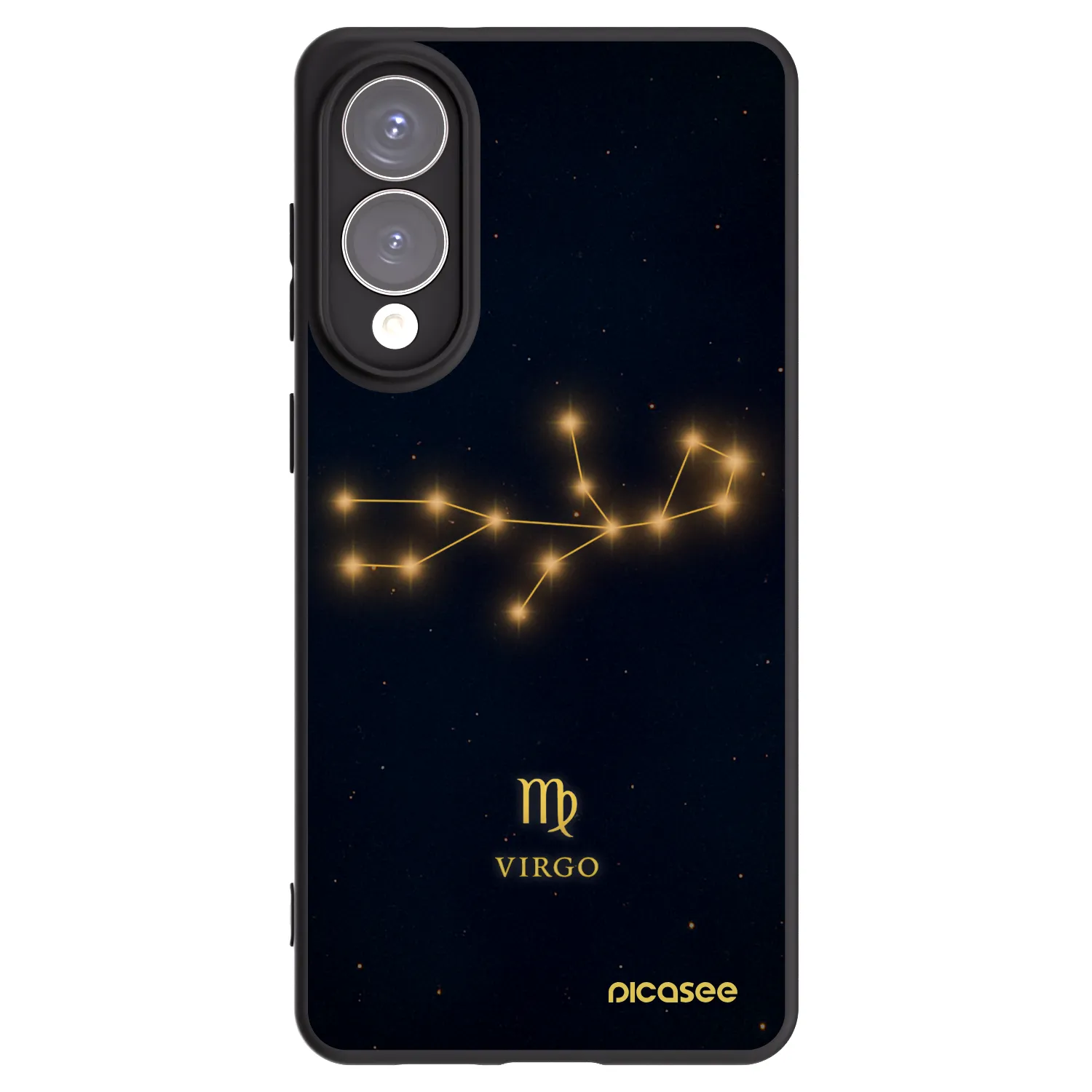 Picasee Μαύρη θήκη σιλικόνης για Samsung Galaxy S25 Edge 5G - VIRGO