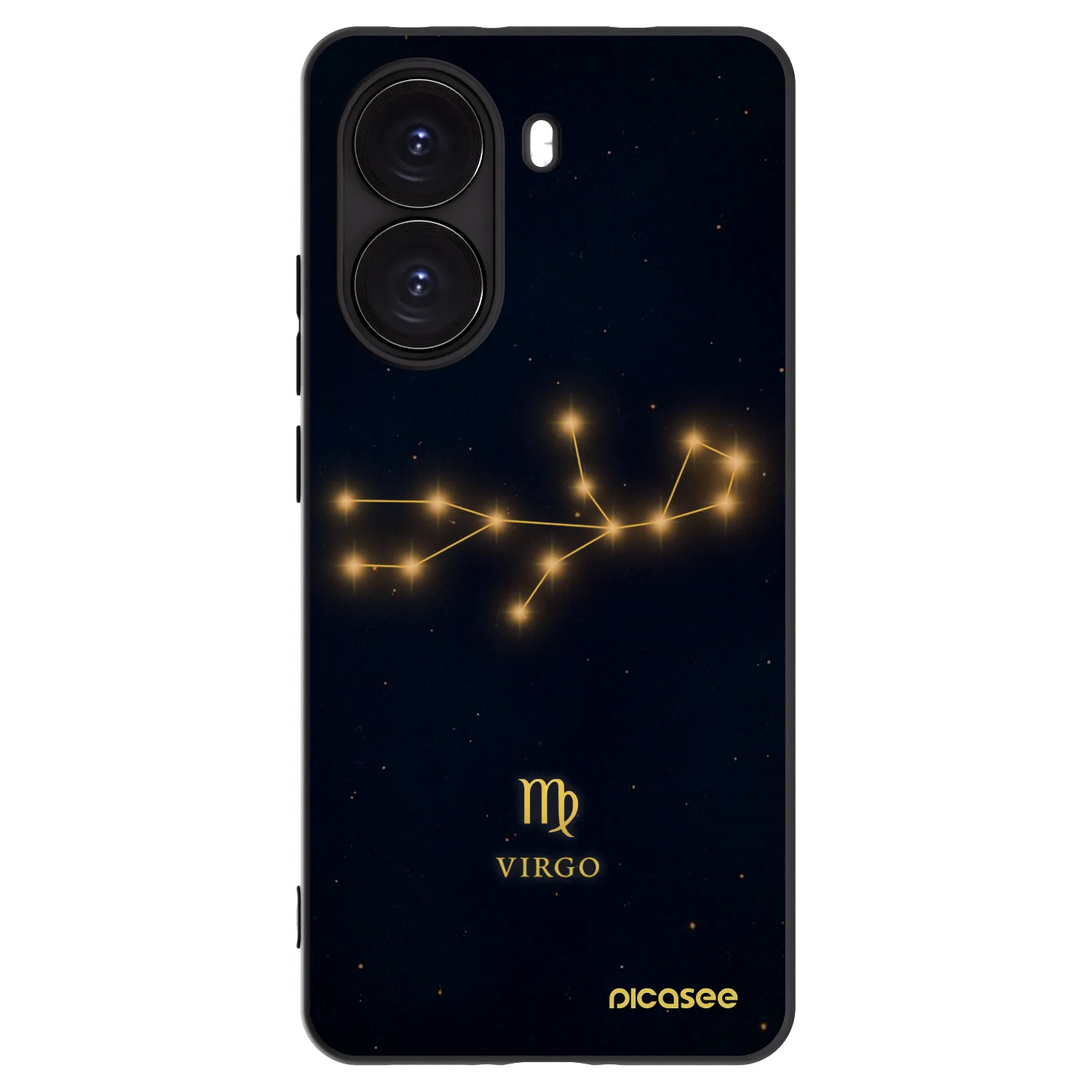 Picasee Μαύρη θήκη σιλικόνης για Xiaomi Poco X7 Pro 5G - VIRGO