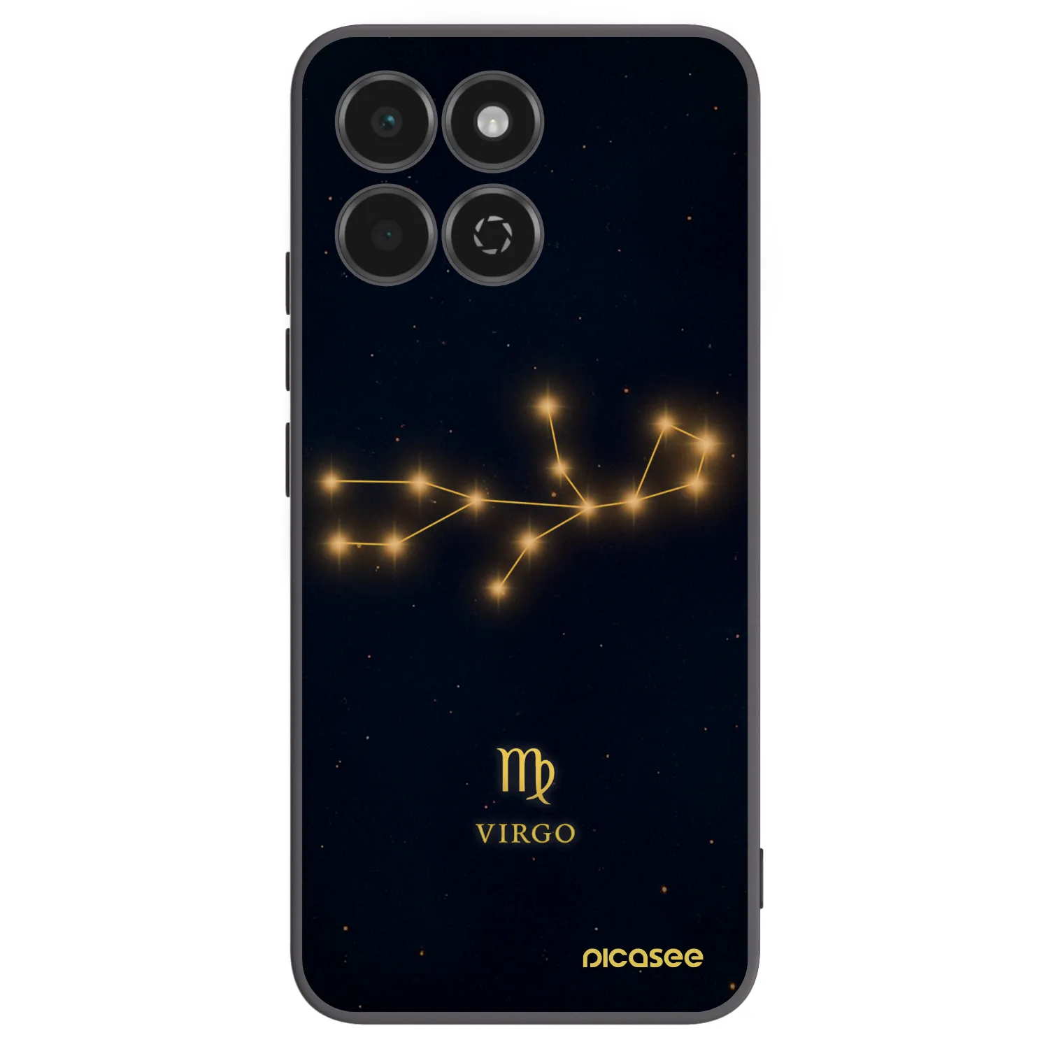 Picasee Μαύρη θήκη σιλικόνης για Honor 200 Smart 5G - VIRGO